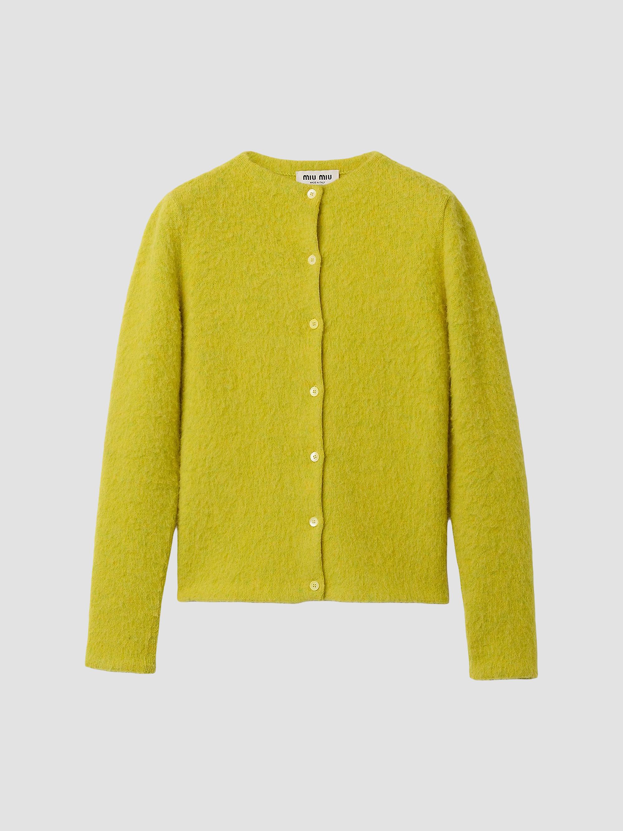 Miu Miu Shetland Knit Cardigan | Saks Fifth Avenue