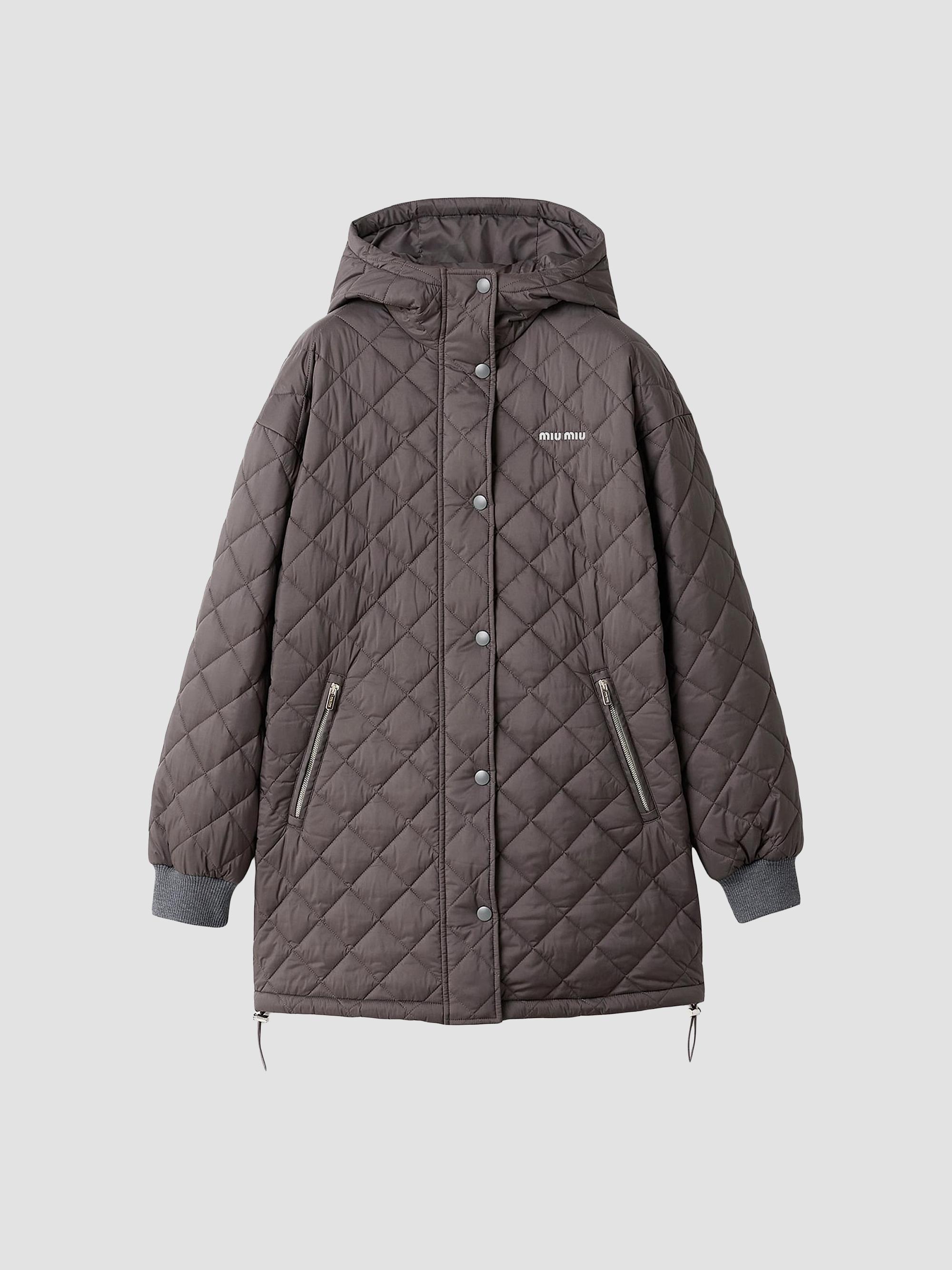 Miu Miu Technical Fabric Blouson Jacket | Saks Fifth Avenue