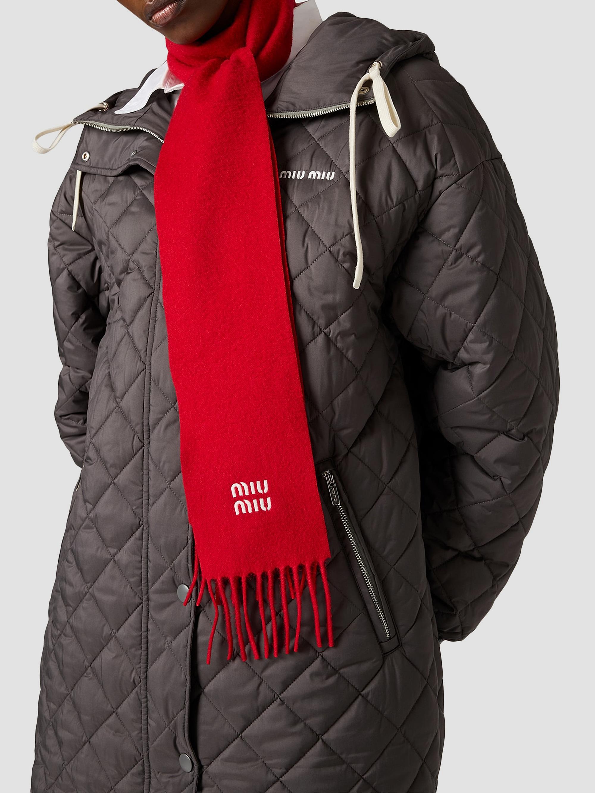 Miu Miu Technical Pongé Down Coat | Saks Fifth Avenue