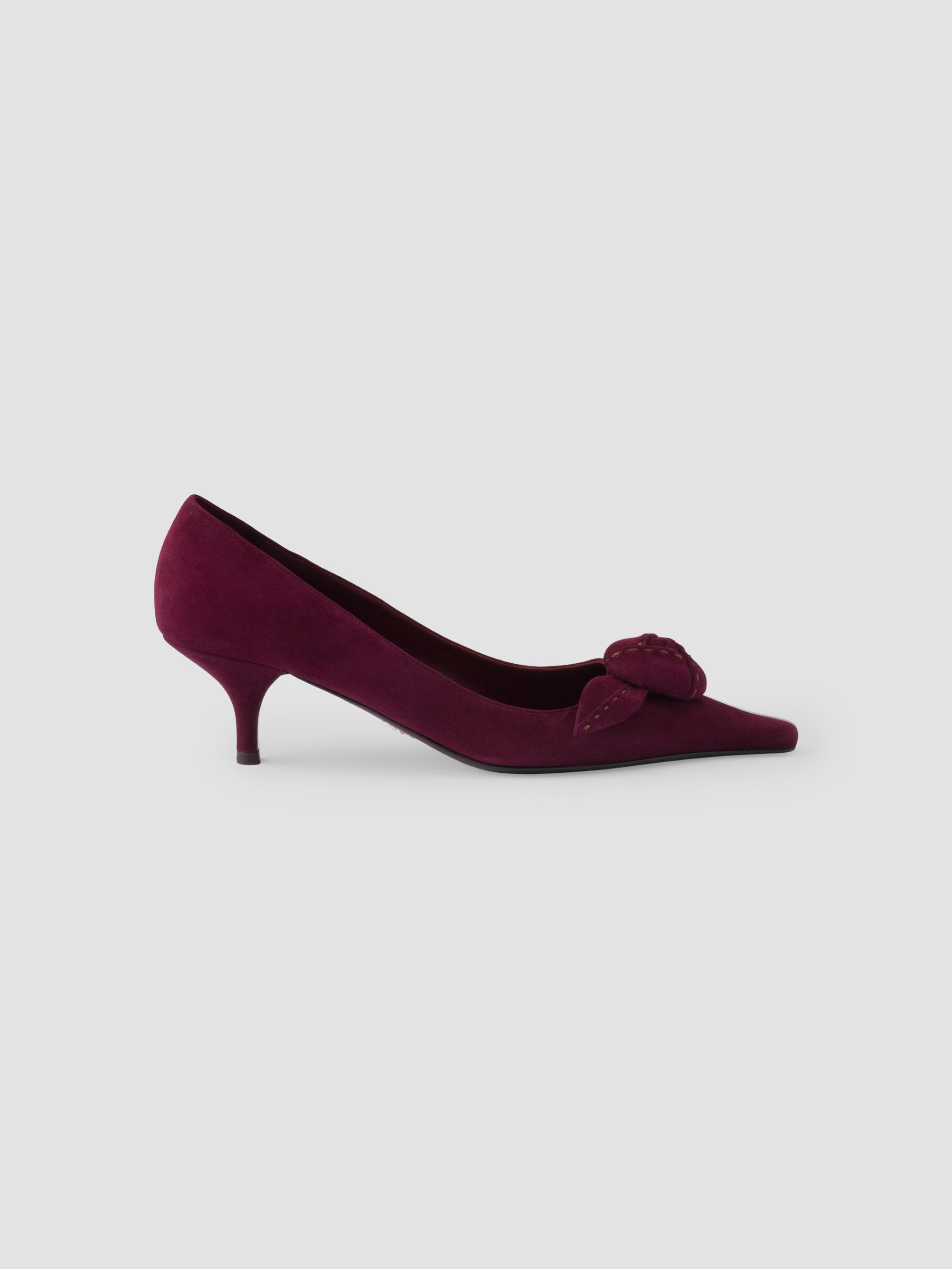 Prada Suede 75MM Slingback Pumps | Saks Fifth Avenue