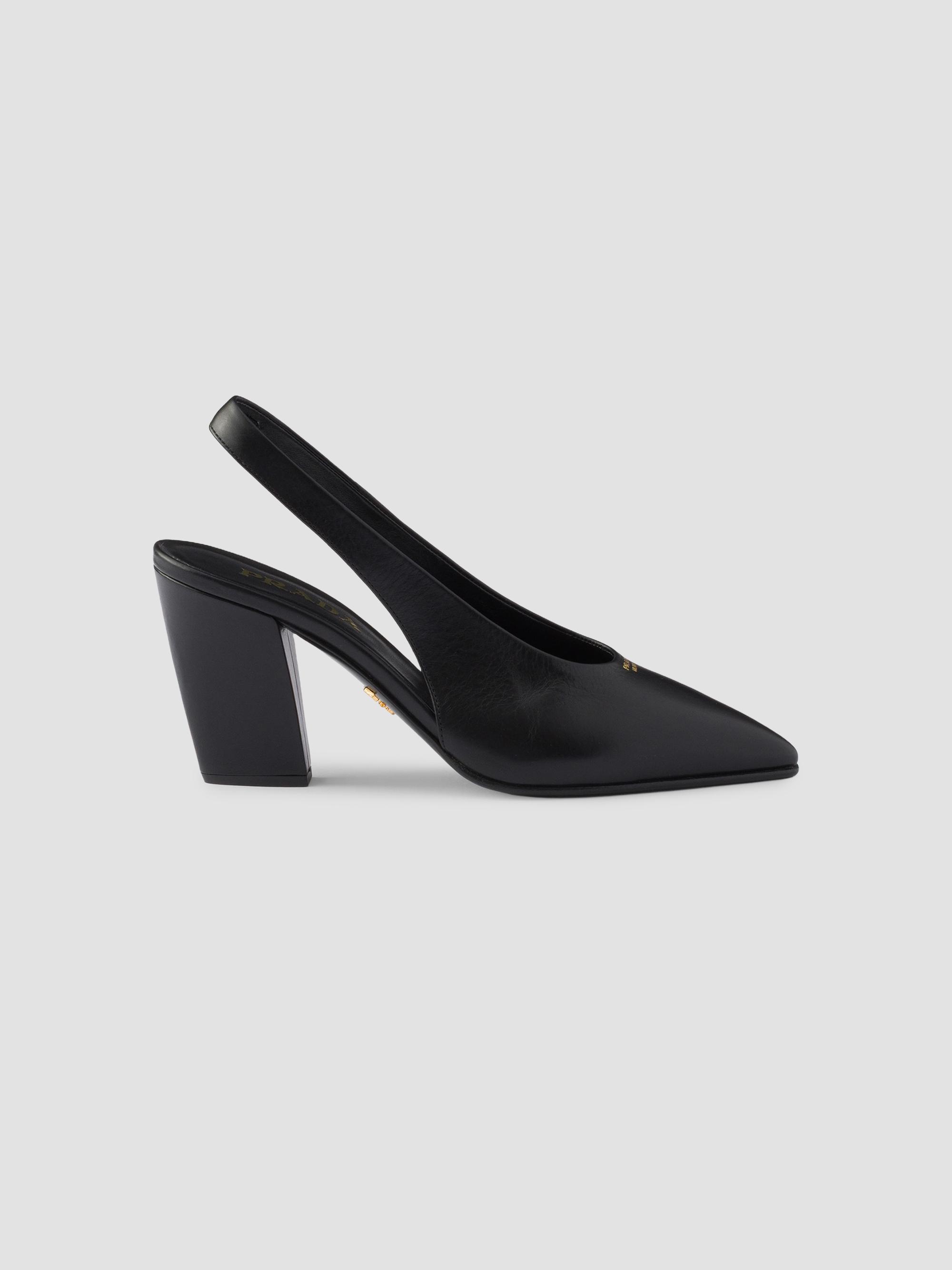 Prada Woven Leather Slingback Pumps | Saks Fifth Avenue