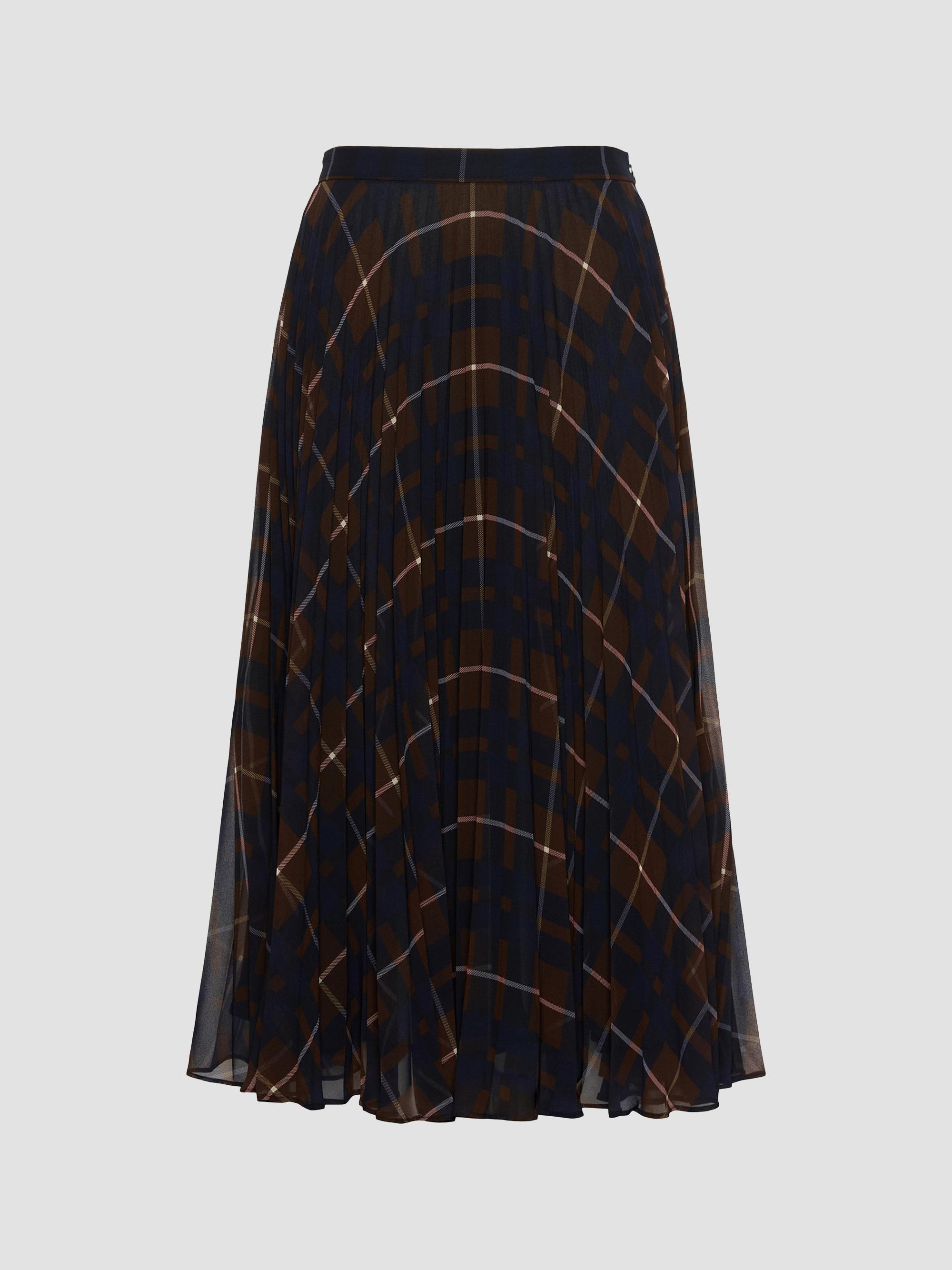 Max Mara Plisse Pleated Georgette Blend Skirt | Saks Fifth Avenue