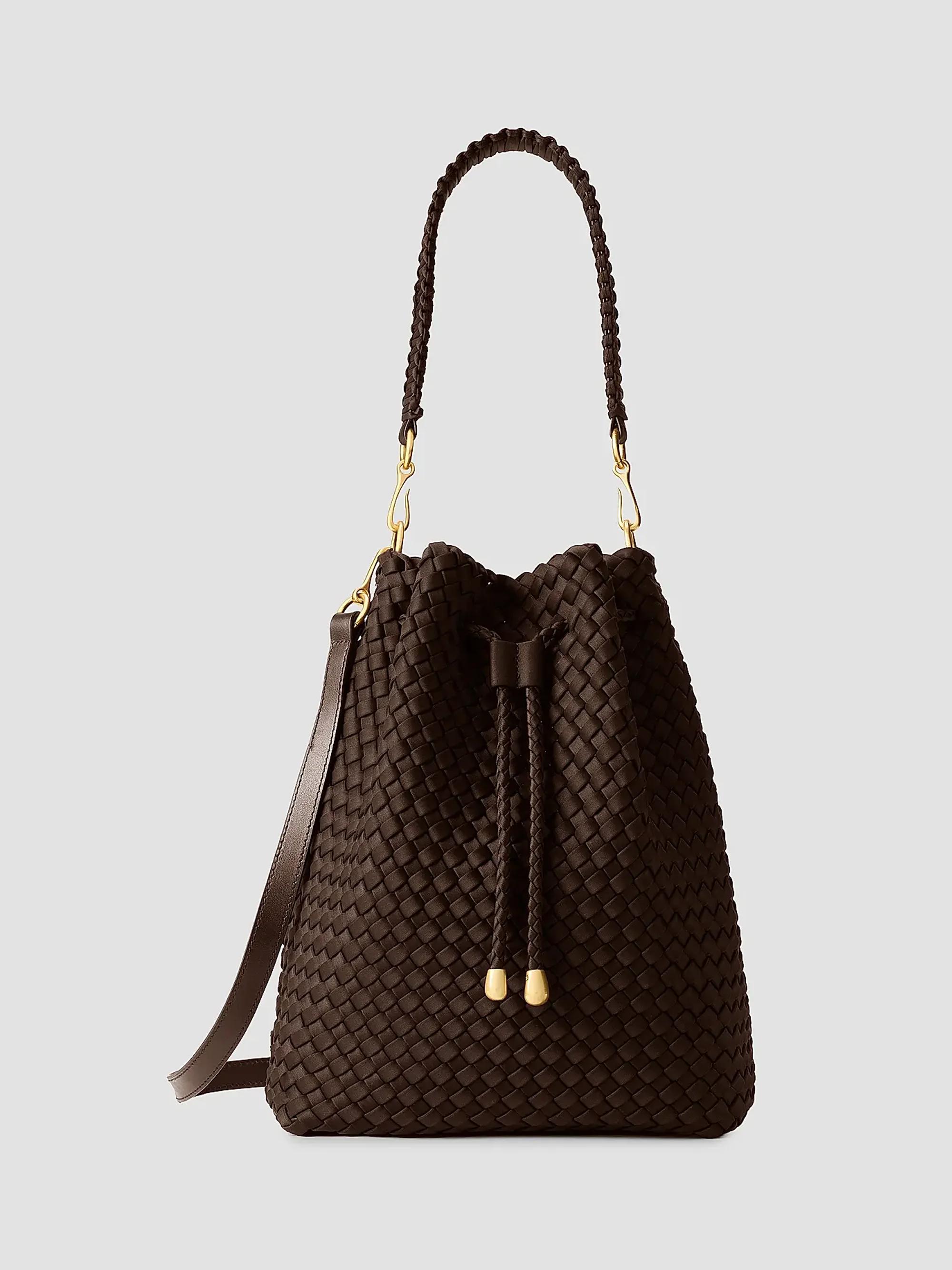 Naghedi Women's Mercer Large Bucket Bag - Chocolate