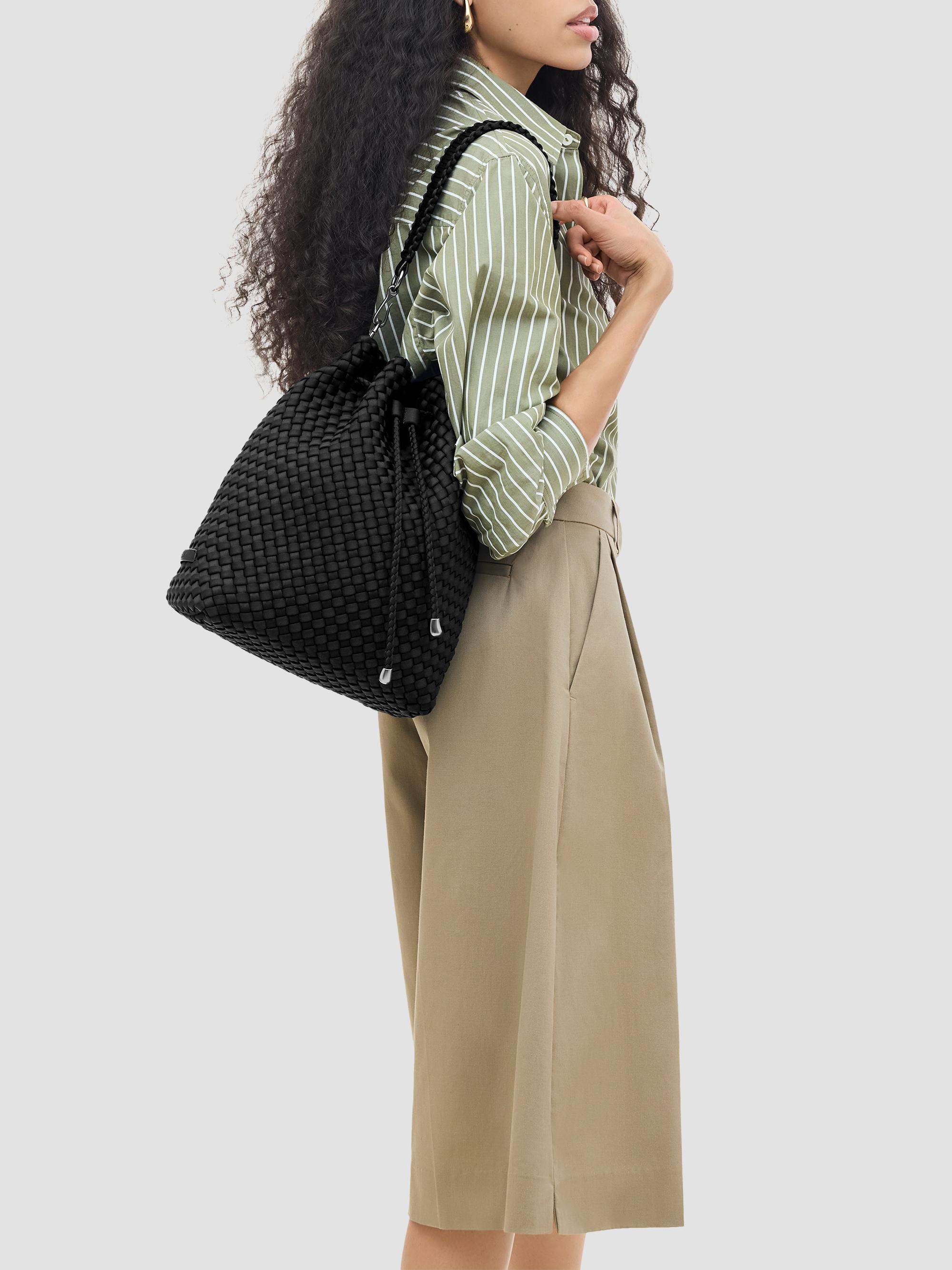 Naghedi Women's Mercer  Bucket Bag - Onyx | Thumbnail 3
