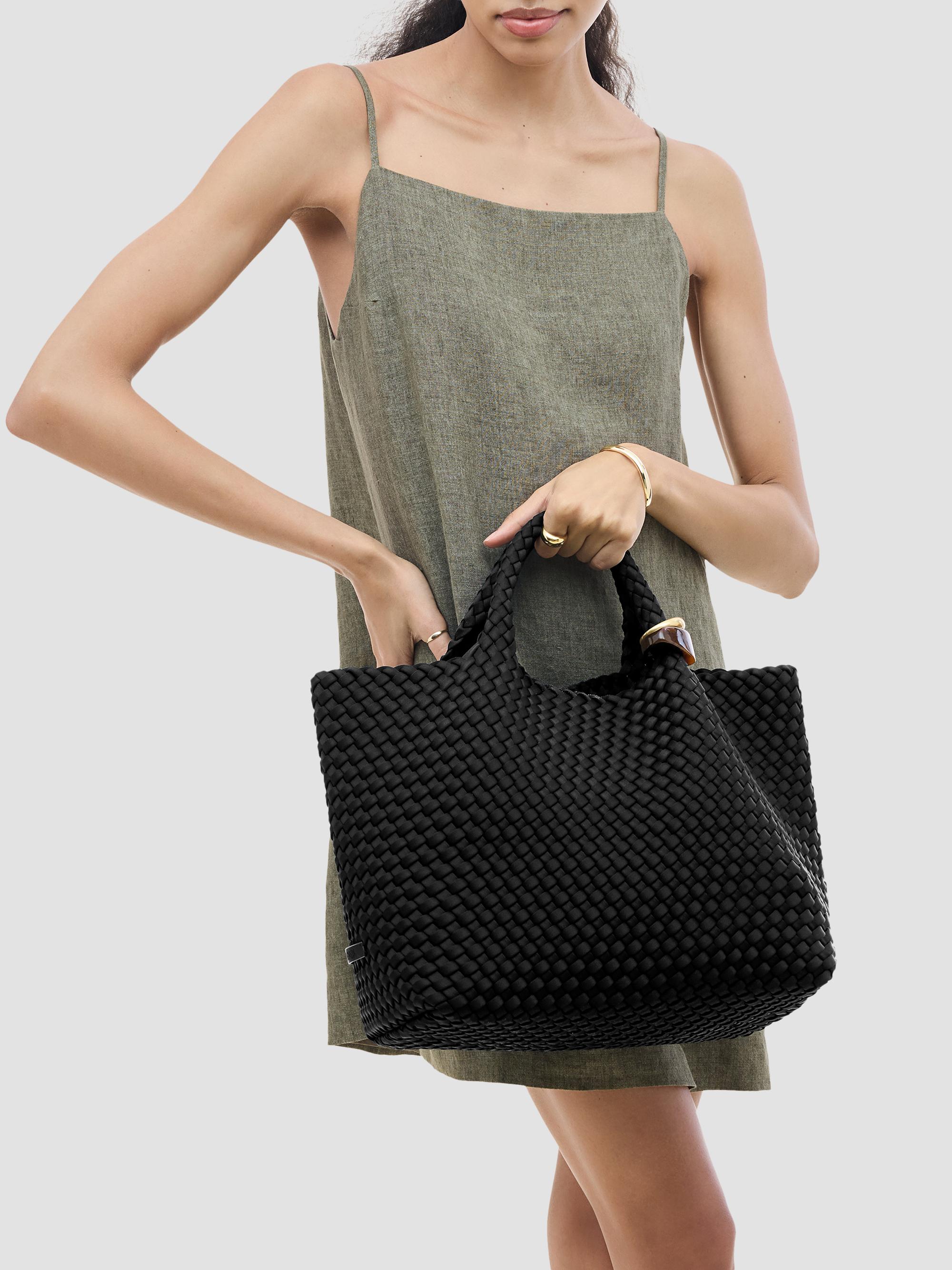 Naghedi Women's St. Barths  Beads Tote Bag - Onyx | Thumbnail 3