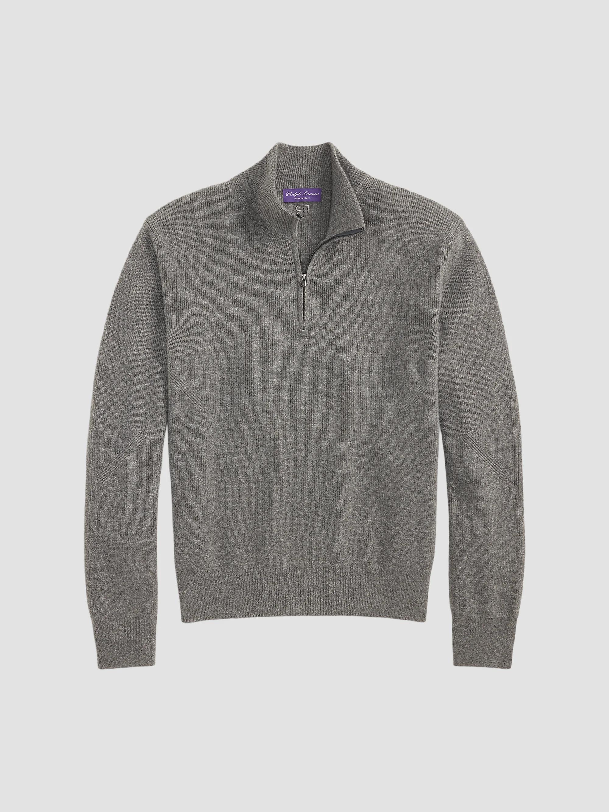Polo Ralph Lauren Double-Knit Jacquard Quarter-Zip Sweater | Saks