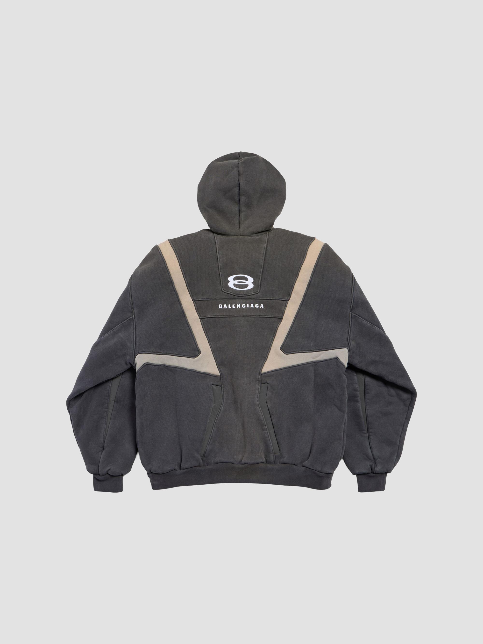 Balenciaga Unity Sports Icon Biker Oversized Zip-Up Hoodie | Saks