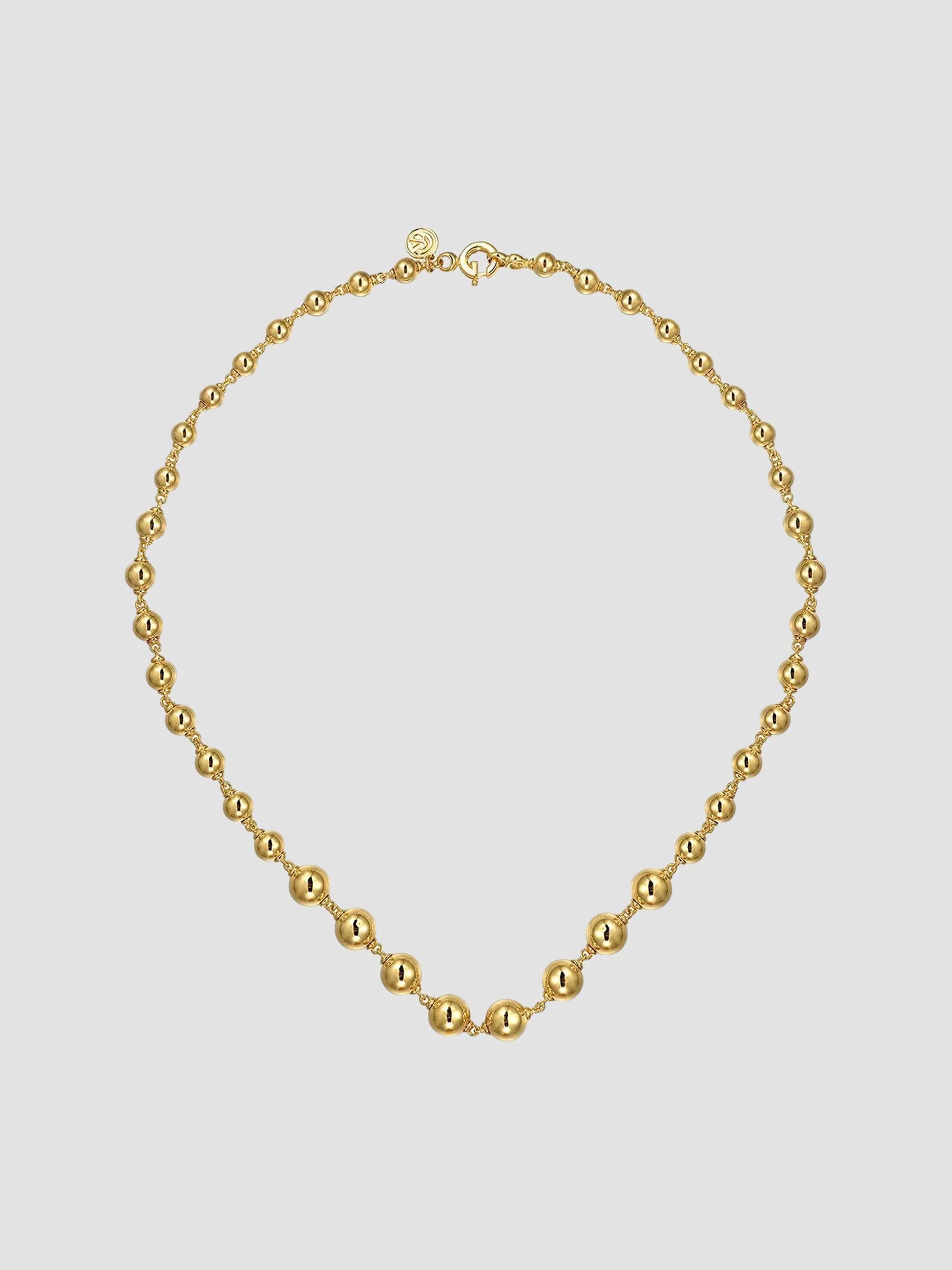 Gabriel & Co Women's Bujukan 14K Yellow Gold Beaded Necklace - Gold - Size 16