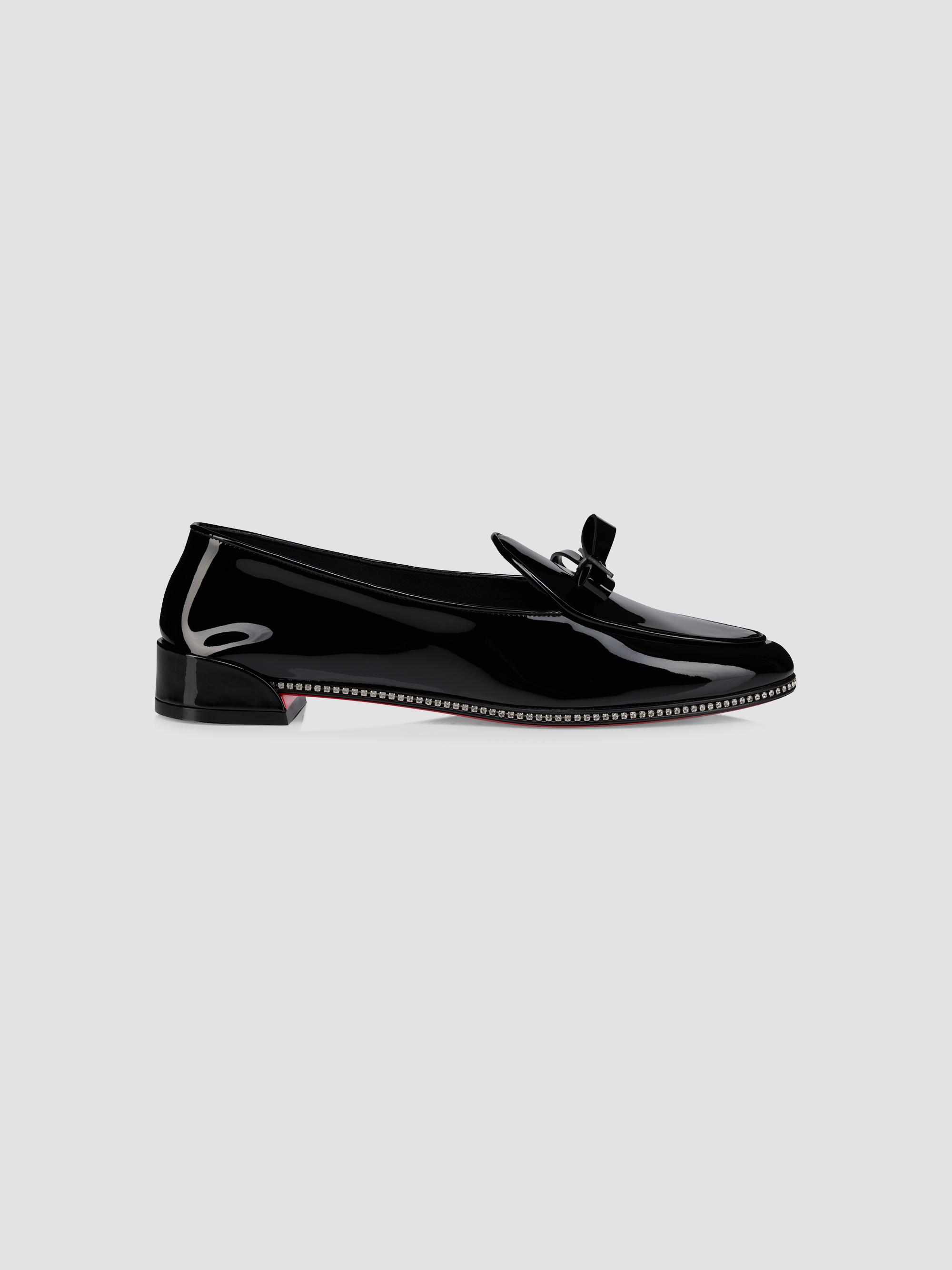 Christian Louboutin フラットシューズ スワロフスキー　38 Christian Louboutin Sweetie Strass Flats | Saks Fifth Avenue