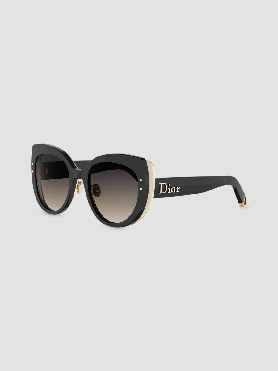 Dior Women's New  R1u 54mm Butterfly Sunglasses In Black Grey