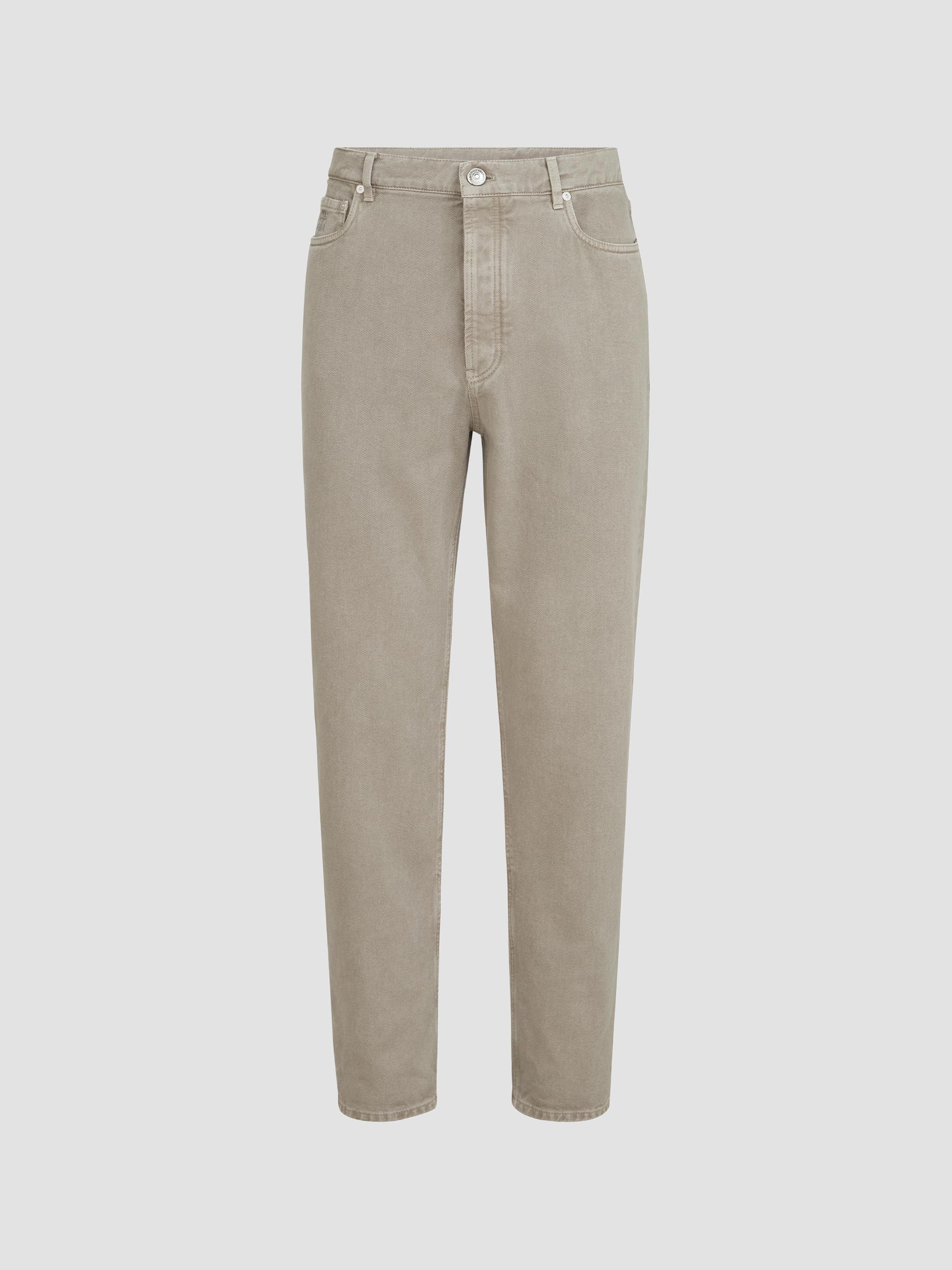 Brunello Cucinelli Garment-Dyed Denim Iconic Fit Five-Pocket Jeans