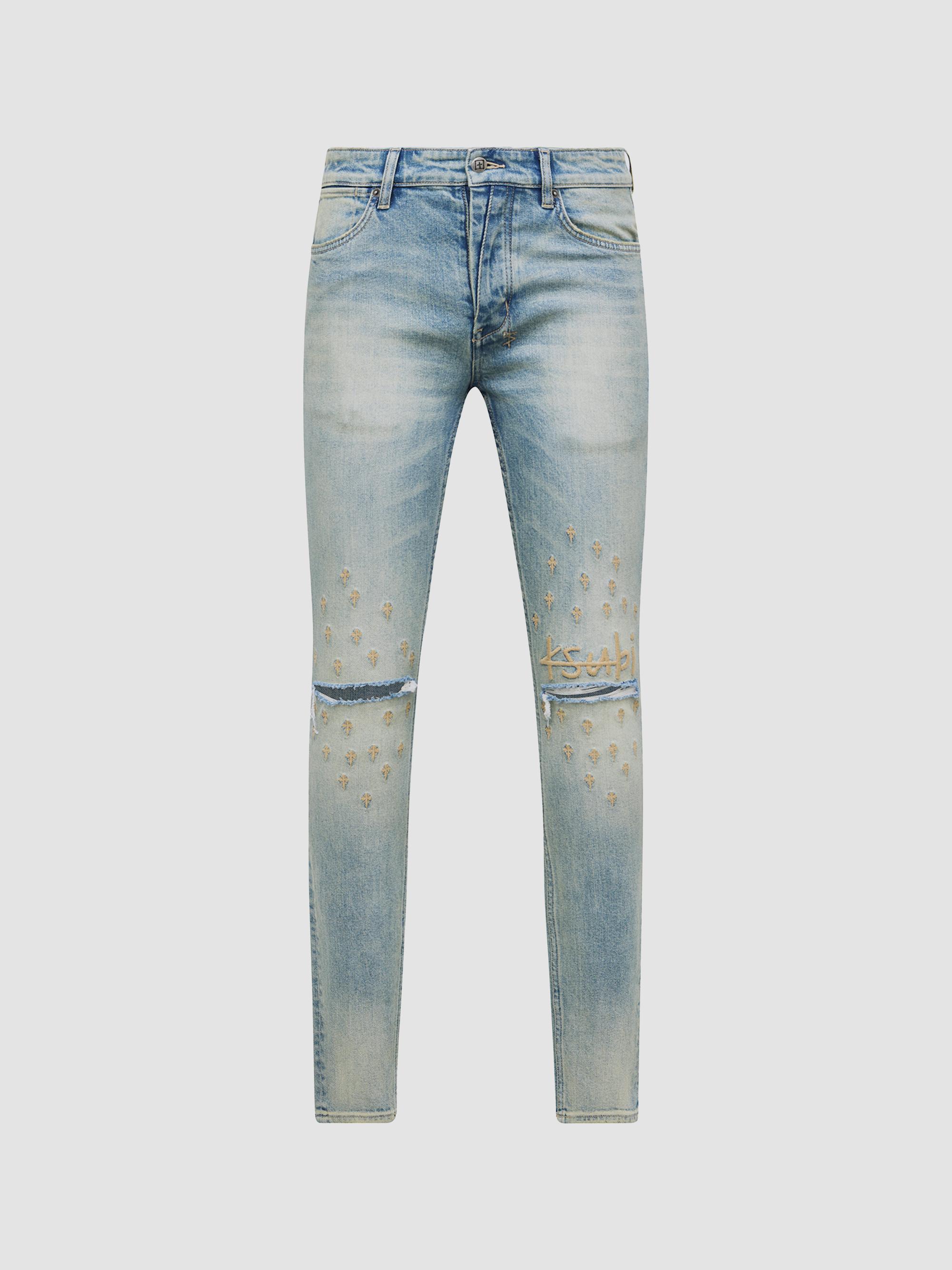 Ksubi Chitch Duke Card-Motif Jeans | Saks Fifth Avenue