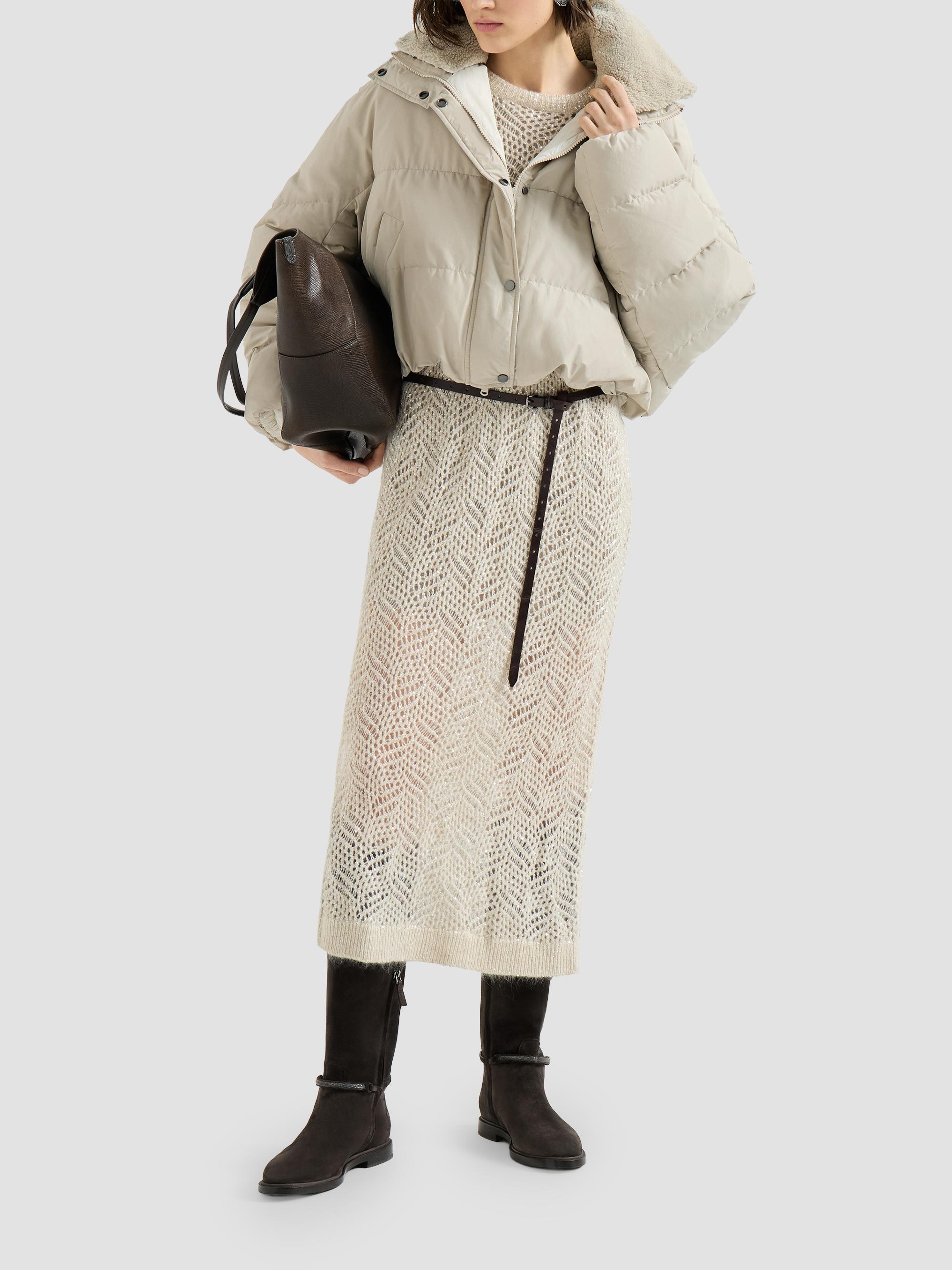 Brunello Cucinelli Techno Cotton Taffeta Down Jacket with