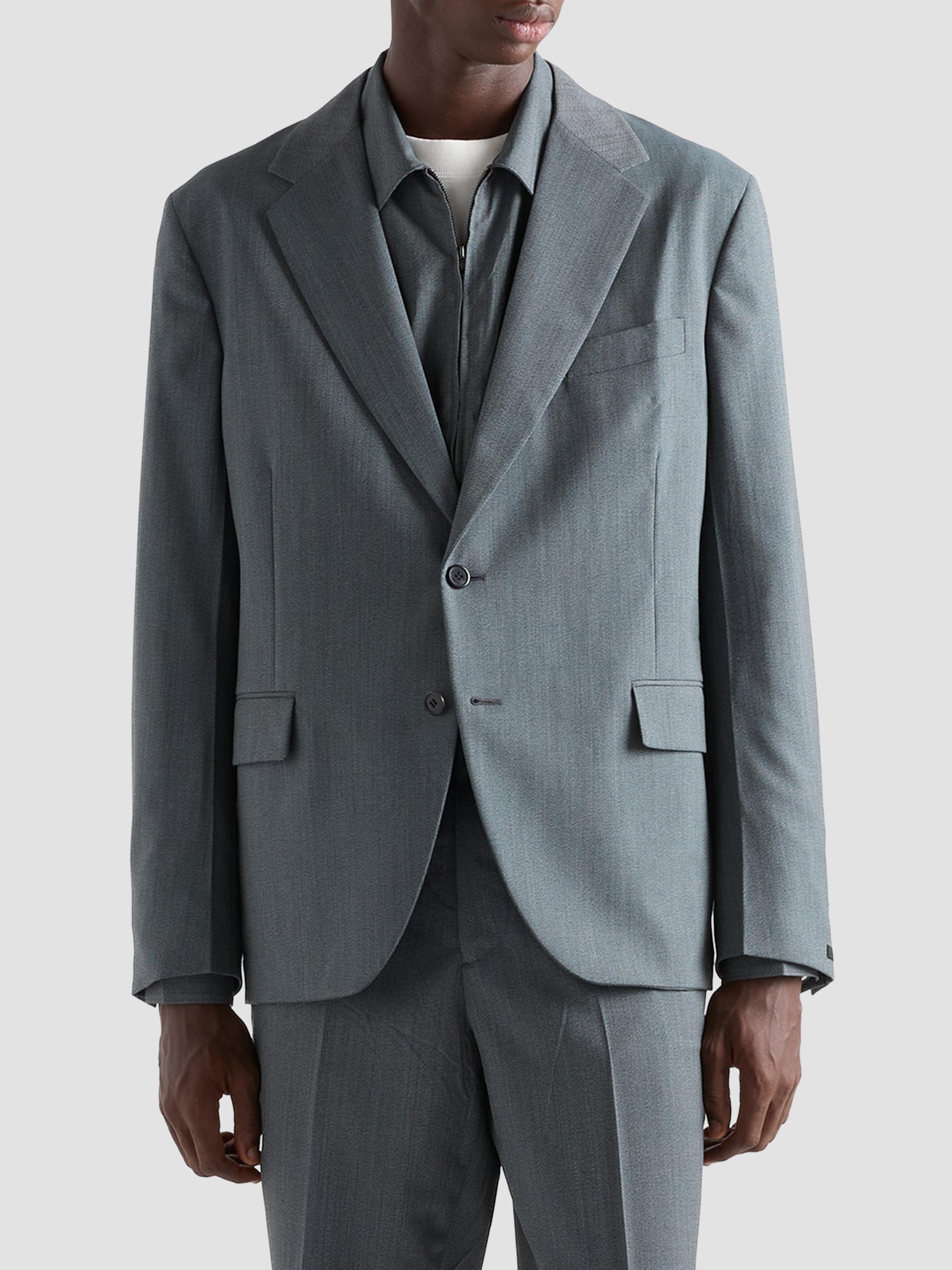 Prada Single-Breasted Wool Jacket | Saks Fifth Avenue
