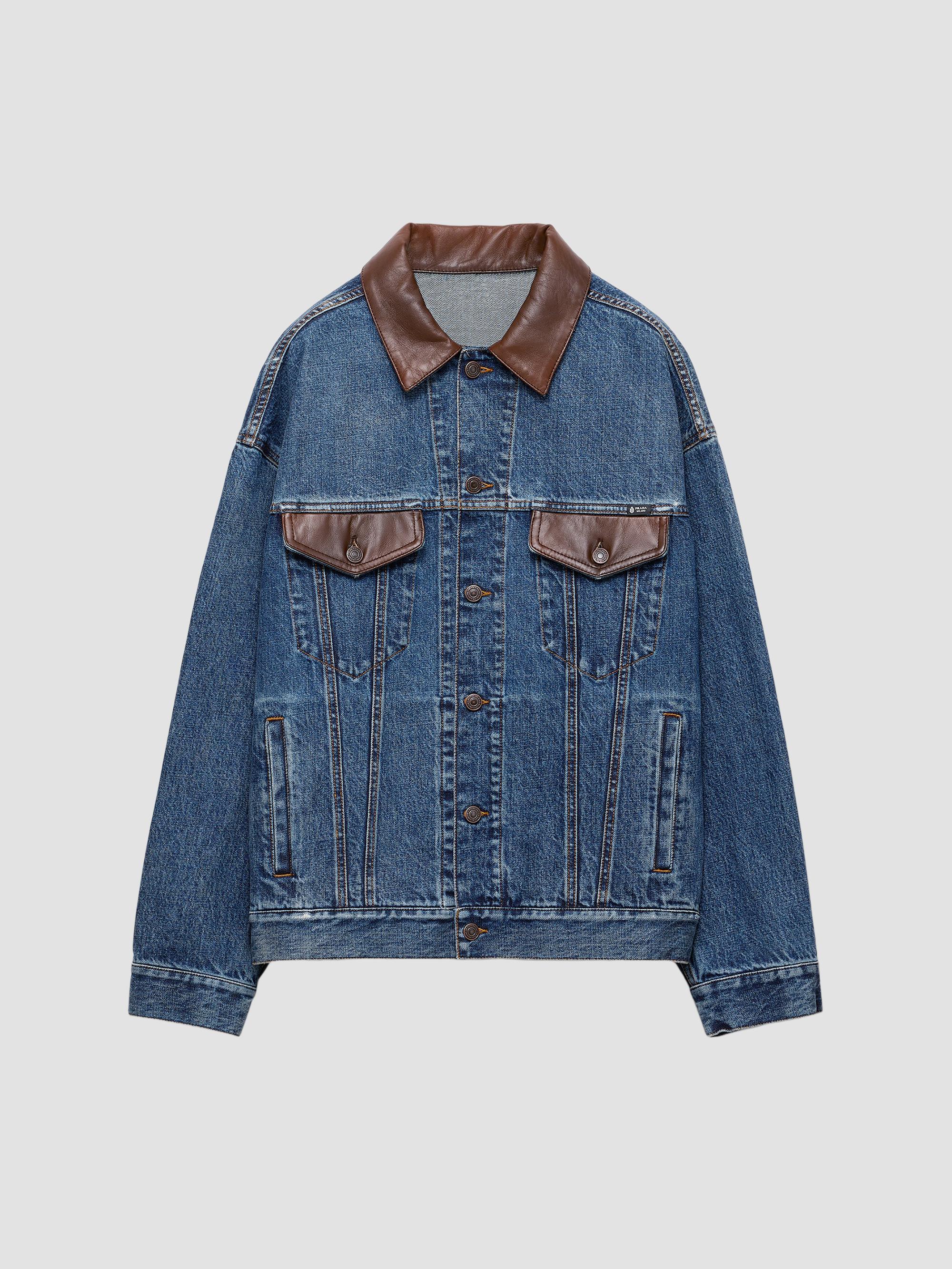 PRADA SS ノンカラーデニムジャケット XS Prada Denim Jacket | Saks Fifth Avenue