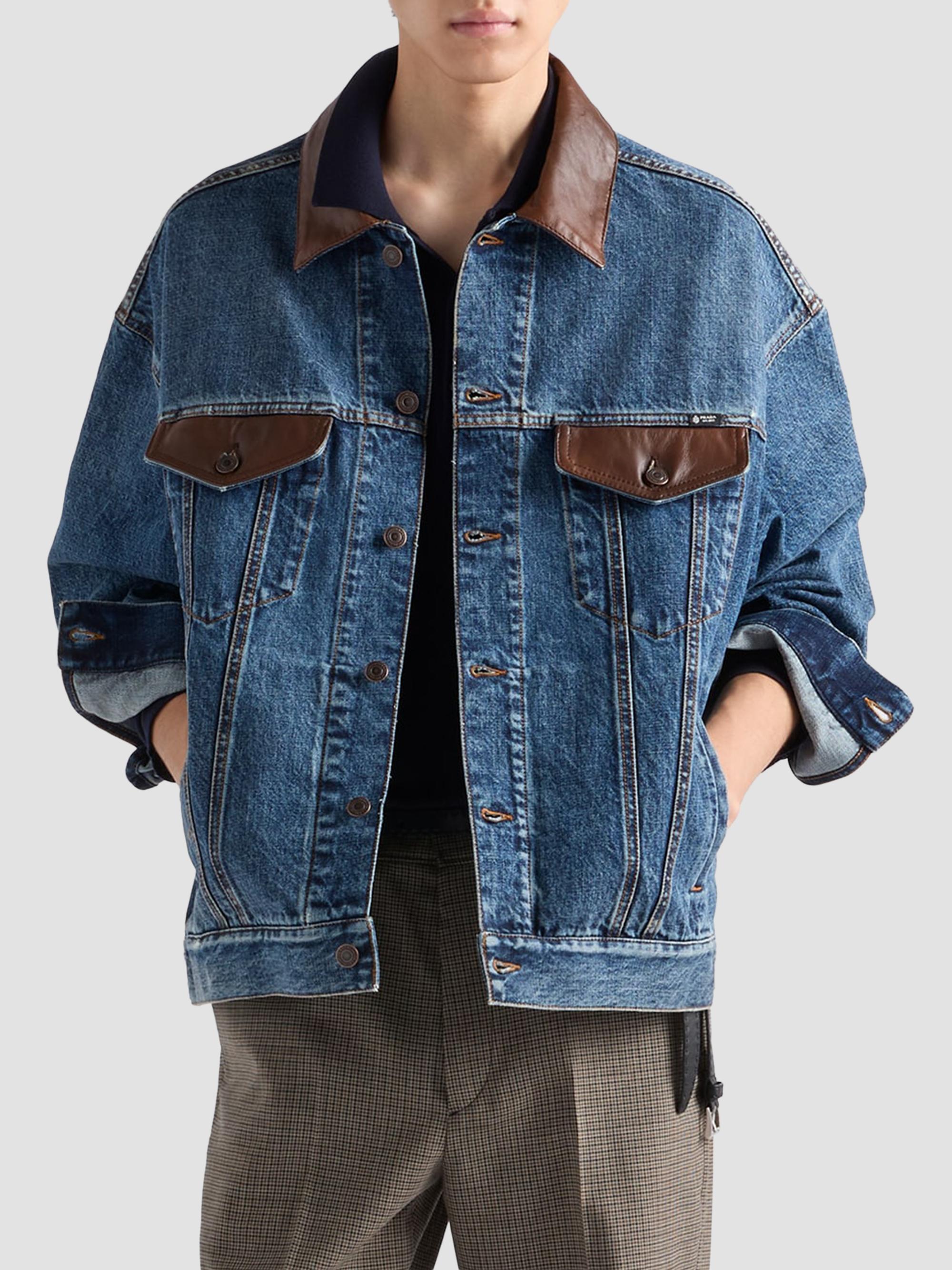 Prada Denim Jacket | Saks Fifth Avenue