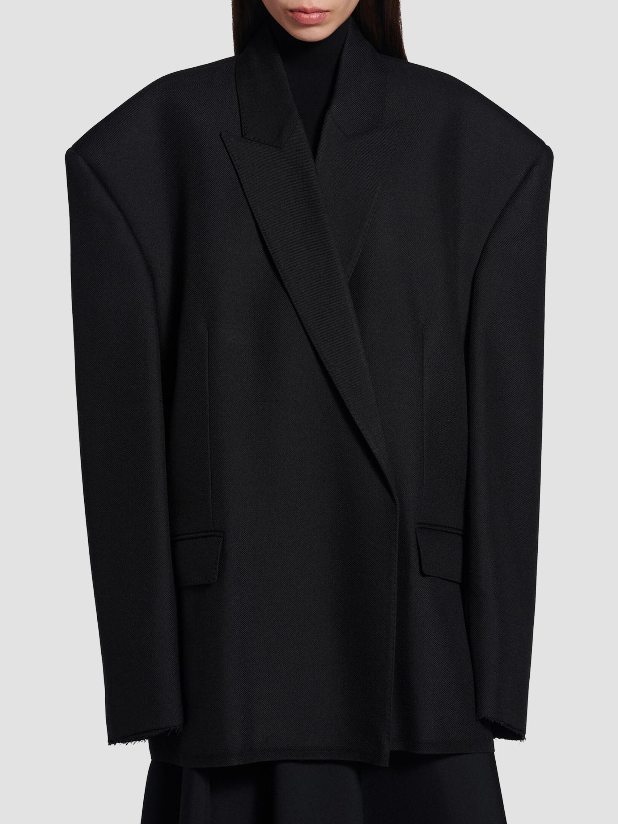 Balenciaga Men's Seamless Tailored Jacket - Black | Thumbnail 3