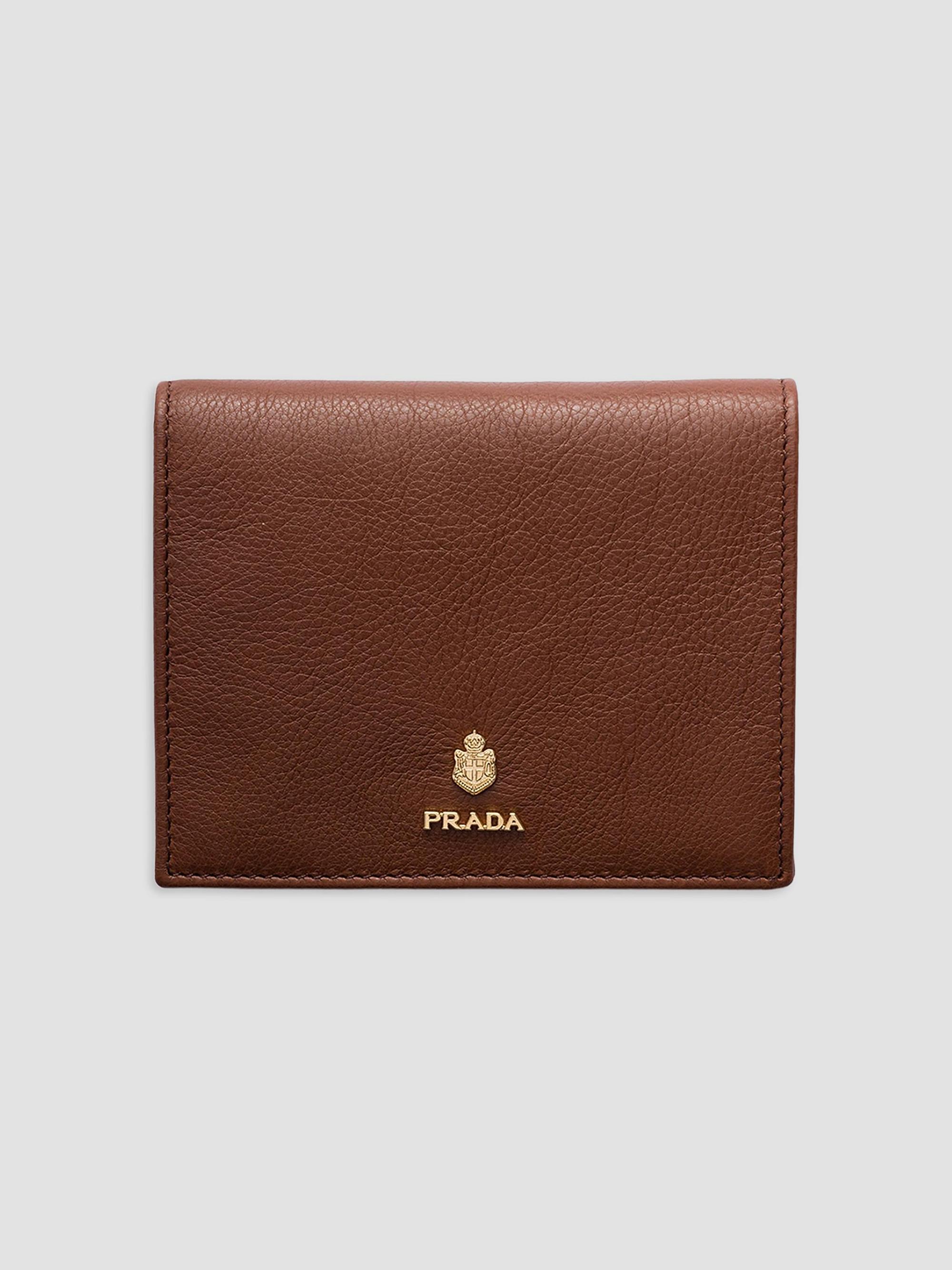 Prada Saffiano Leather Card Case Keychain | Saks Fifth Avenue
