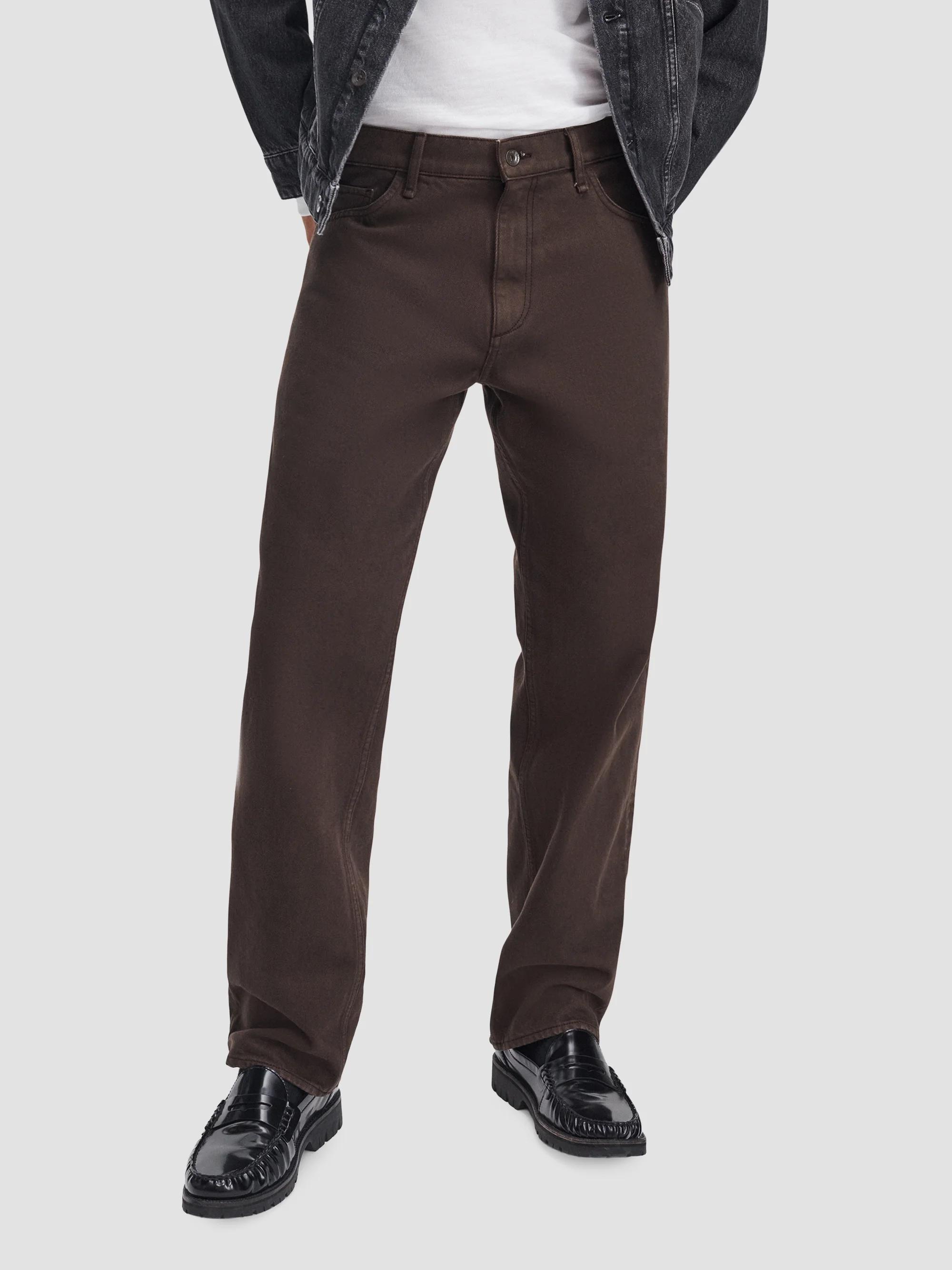 rag & bone Men's Relaxed Straight Jeans - Dark Brown - Size 31