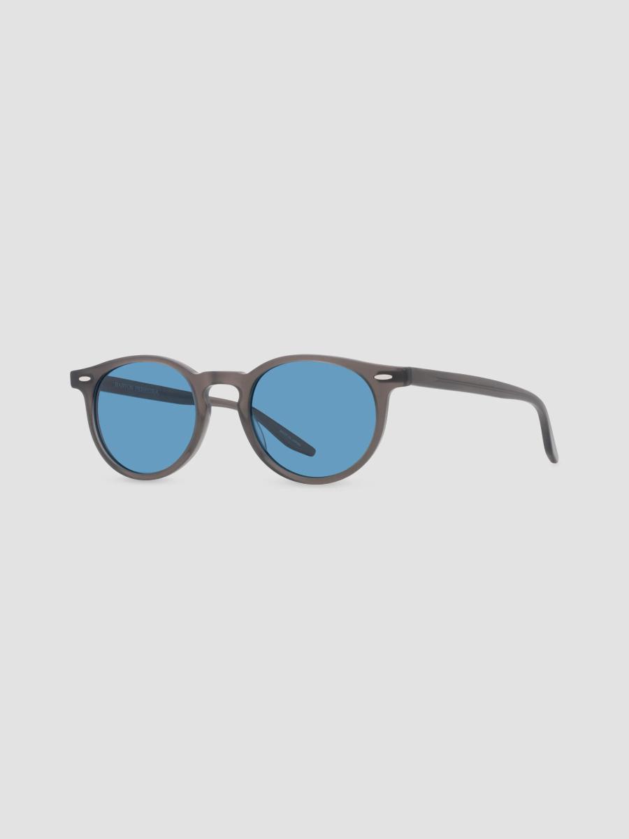 Barton Perreira Men's Banks 50mm Round Sunglasses In Matte Dusk Marine