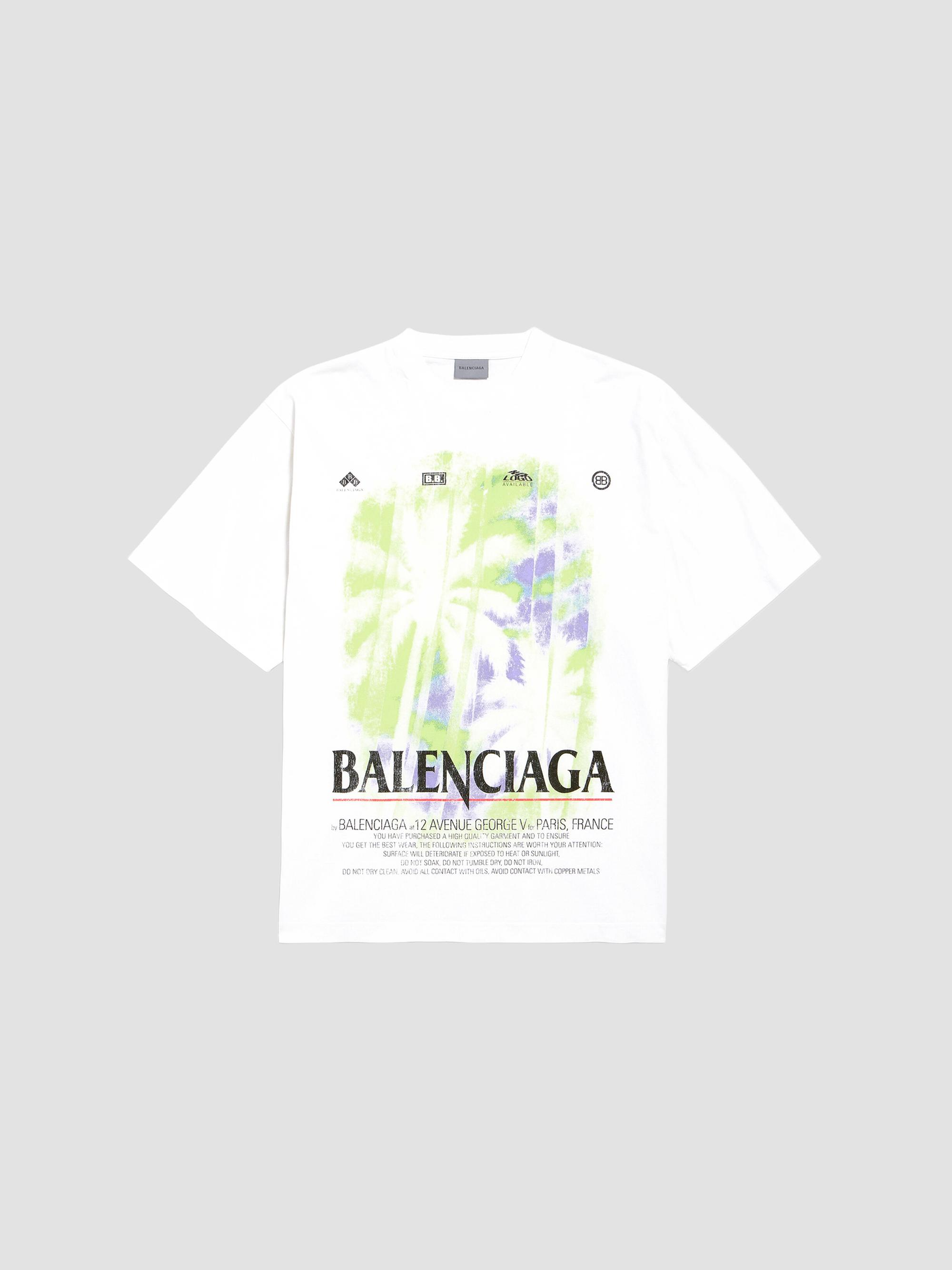 Balenciaga Pierced Oversized T-Shirt | Saks Fifth Avenue