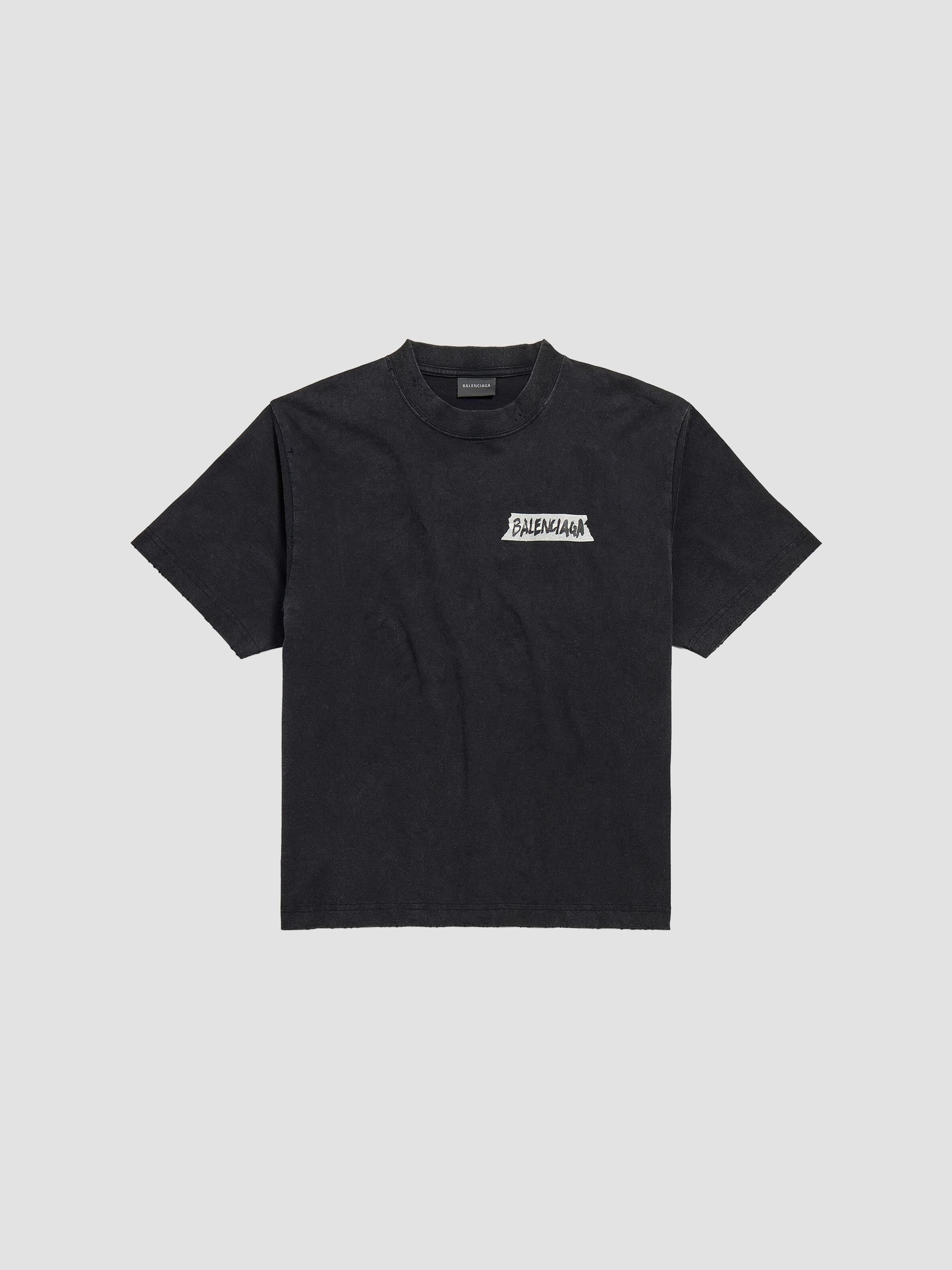 Balenciaga Back Cropped T-Shirt | Saks Fifth Avenue