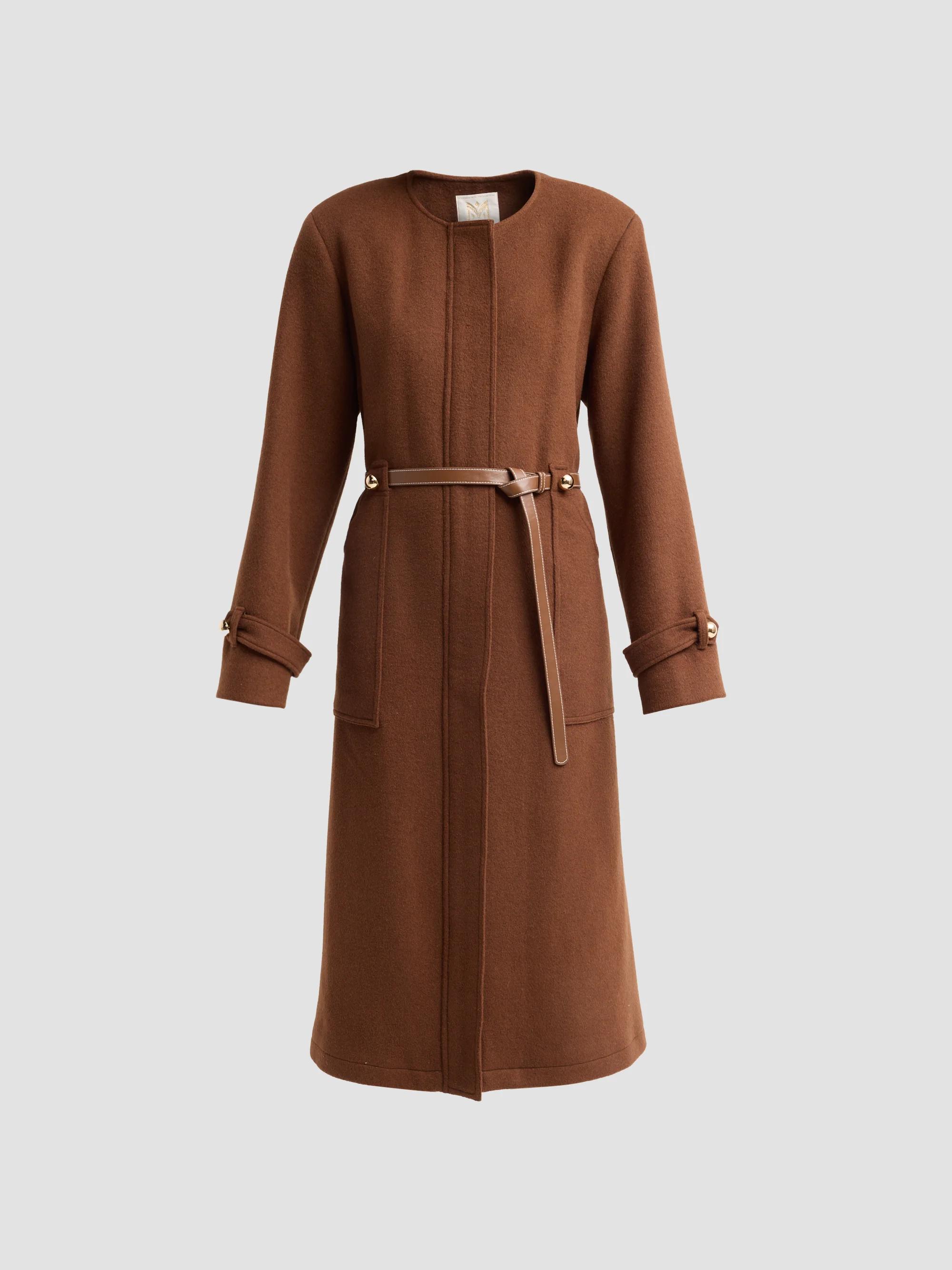 Milly Peak Lapel Wool-Blend Coat | Saks Fifth Avenue