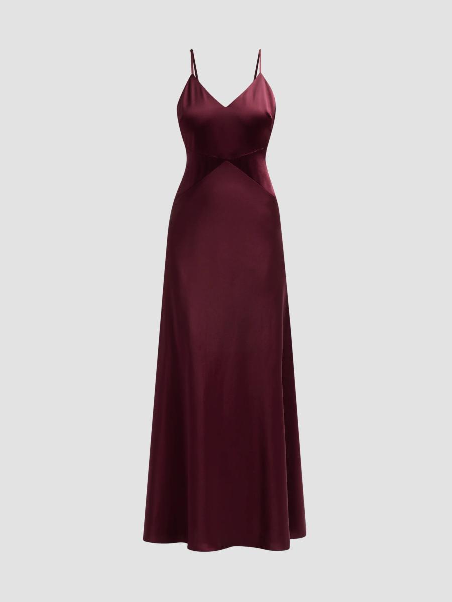 Milly Nyssa Satin Maxi Dress