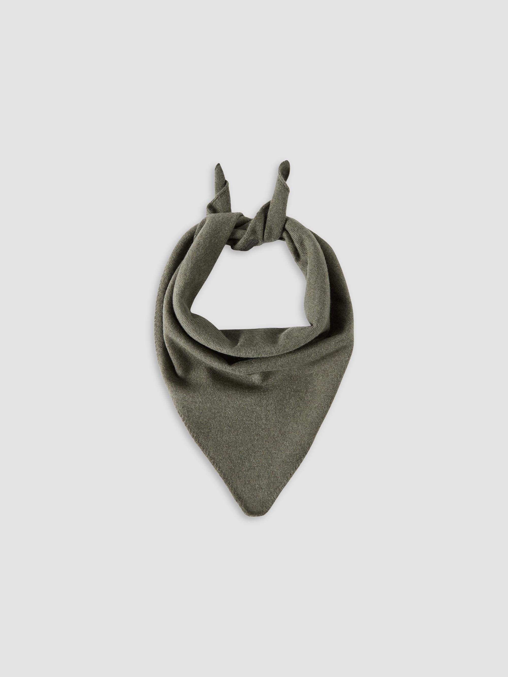 Brunello Cucinelli Women's Cashmere Foulard with Monili - Origano