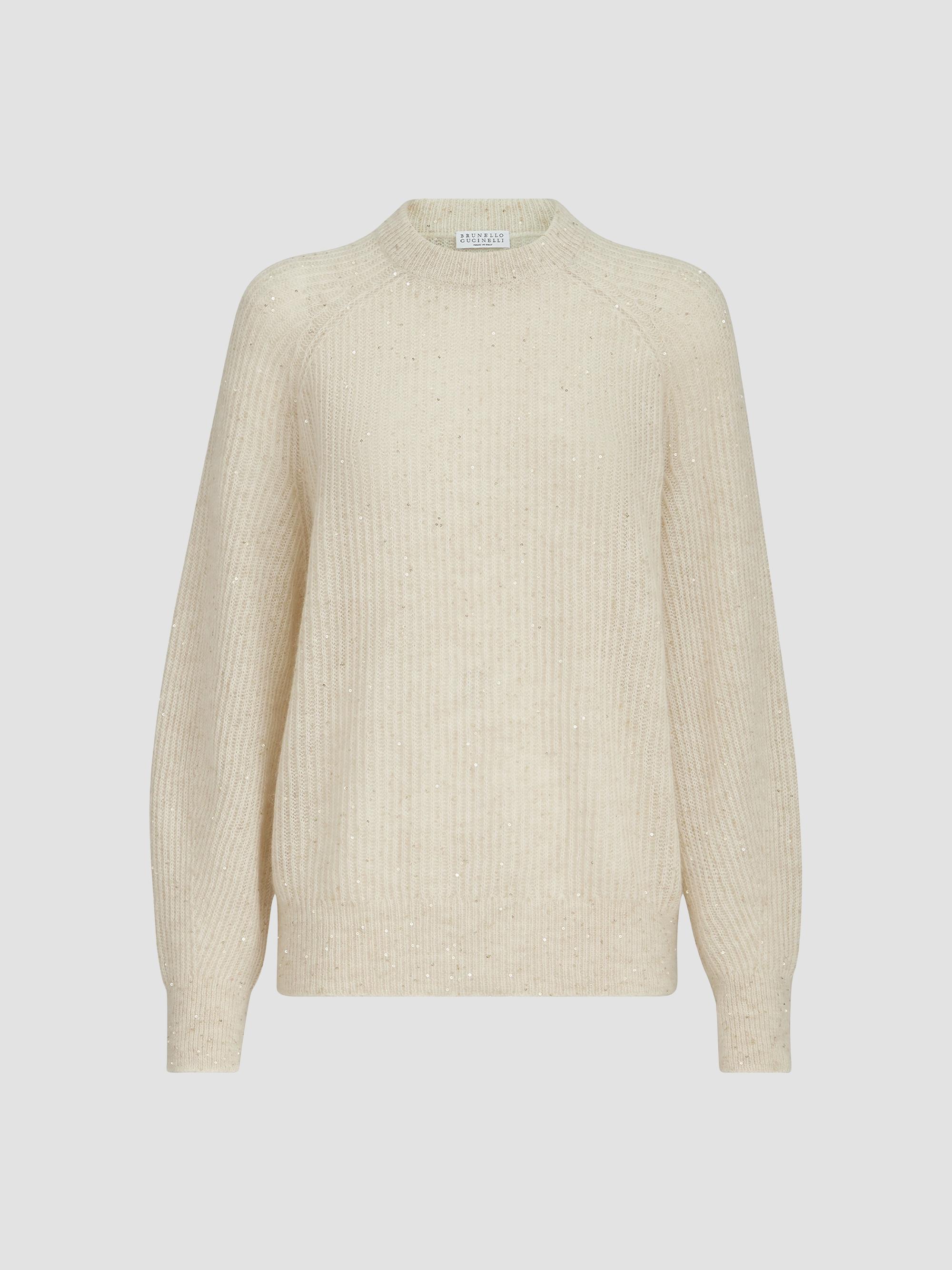 Brunello Cucinelli Linen Dazzling Cable Openwork Sweater | Saks