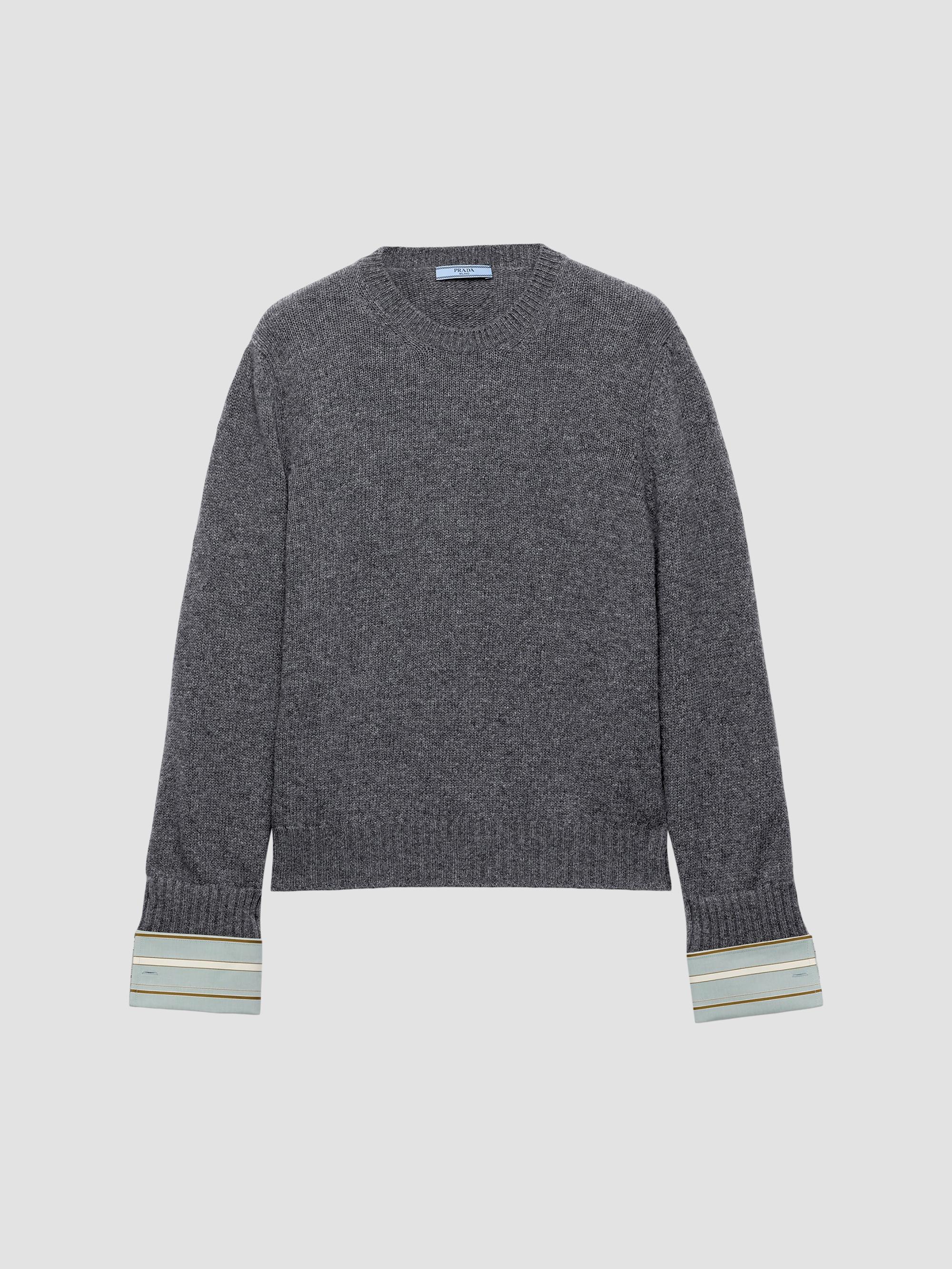 Prada Wool and Cashmere Crewneck Sweater | Saks Fifth Avenue