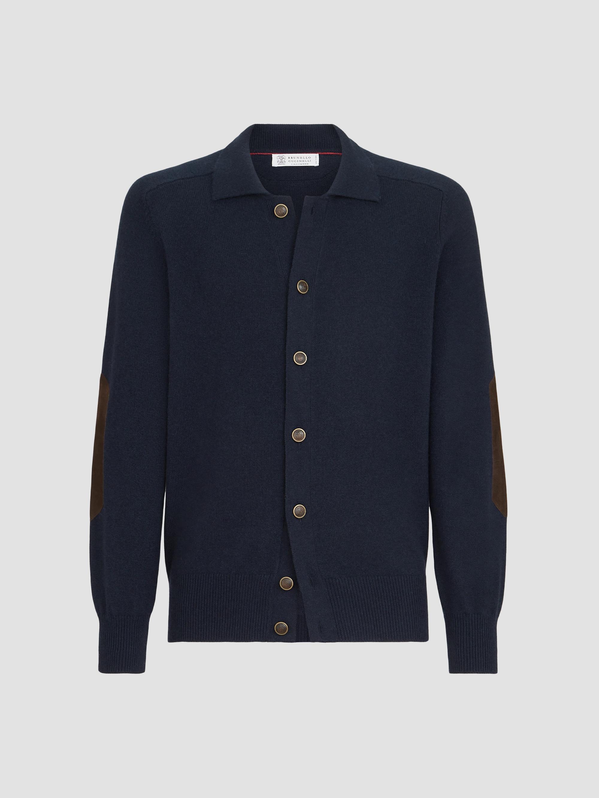 トップス Brunello Cucinelli cashmere Cardigan Brunello Cucinelli Cashmere Cardigan with Shirt-Style Collar and