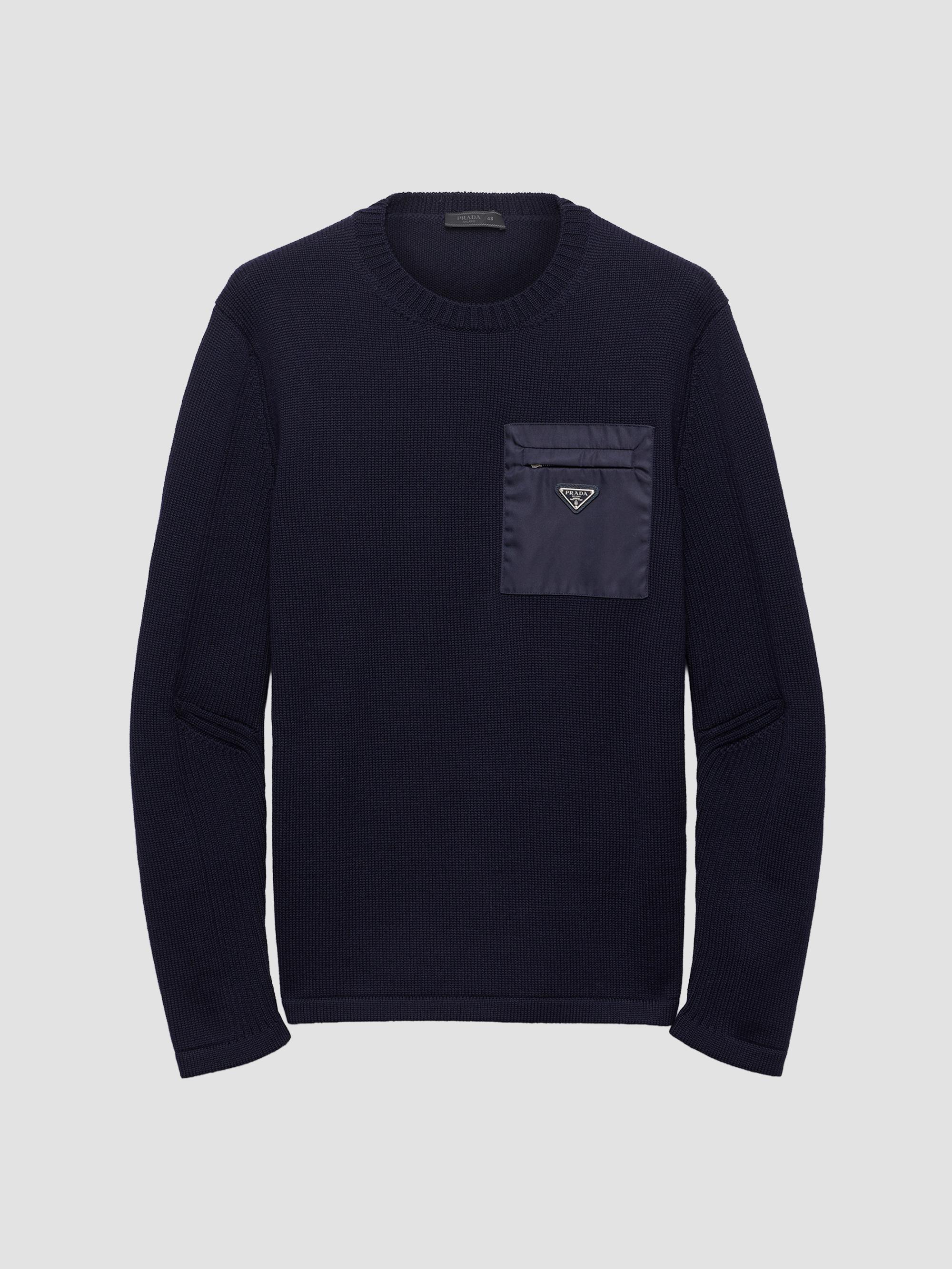 Prada Wool Boat-Neck Sweater | Saks Fifth Avenue