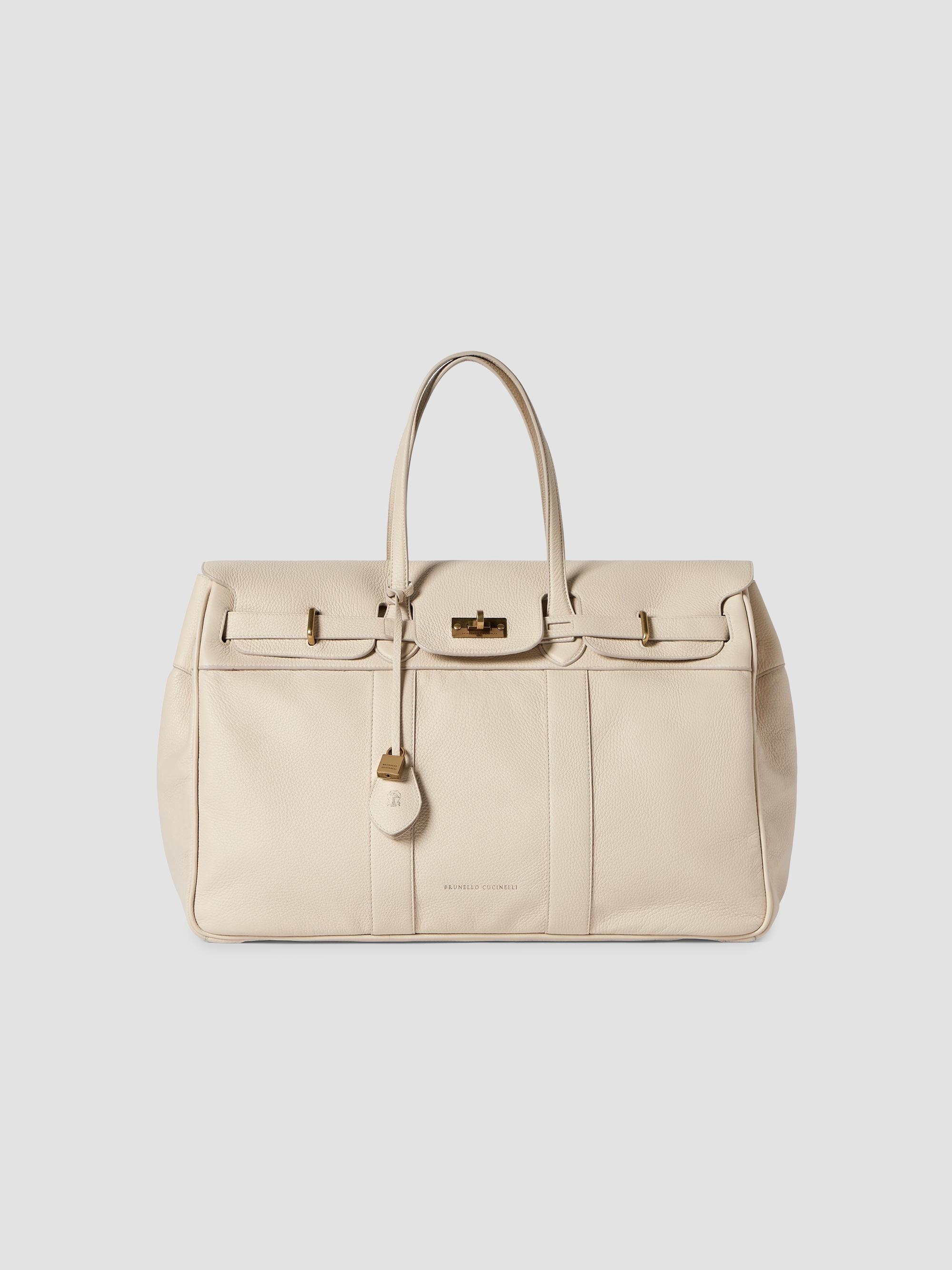 Brunello Cucinelli Grained Calfskin Country Bag | Saks Fifth Avenue