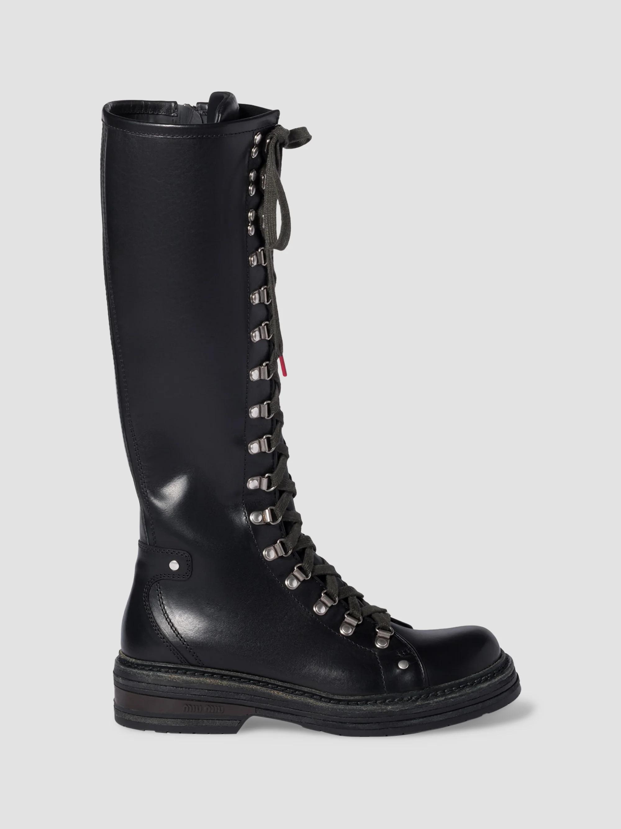 Miu Miu Leather Boots | Saks Fifth Avenue
