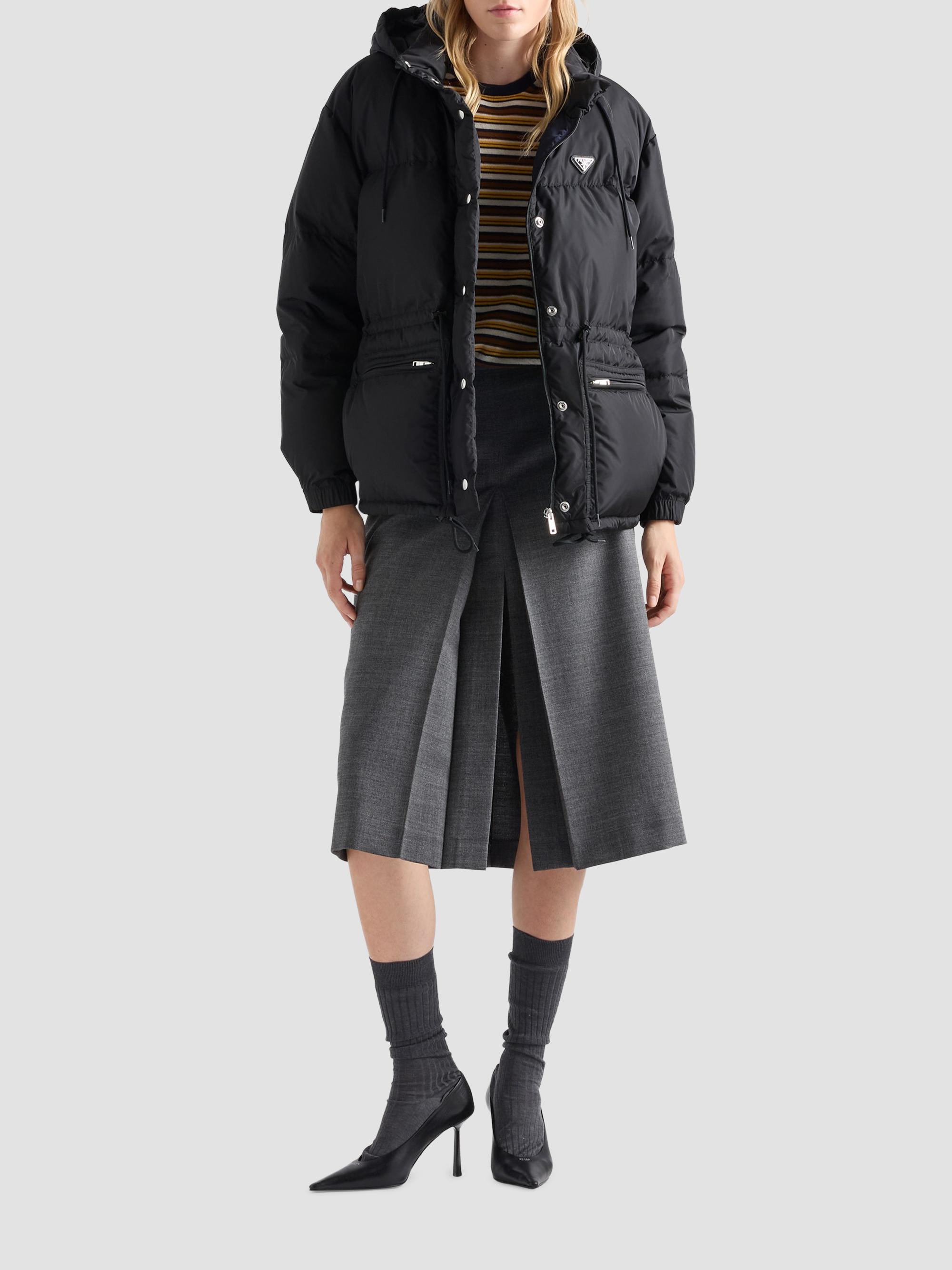 Prada Short-Sleeved Striped Cashmere Sweater | Saks Fifth Avenue