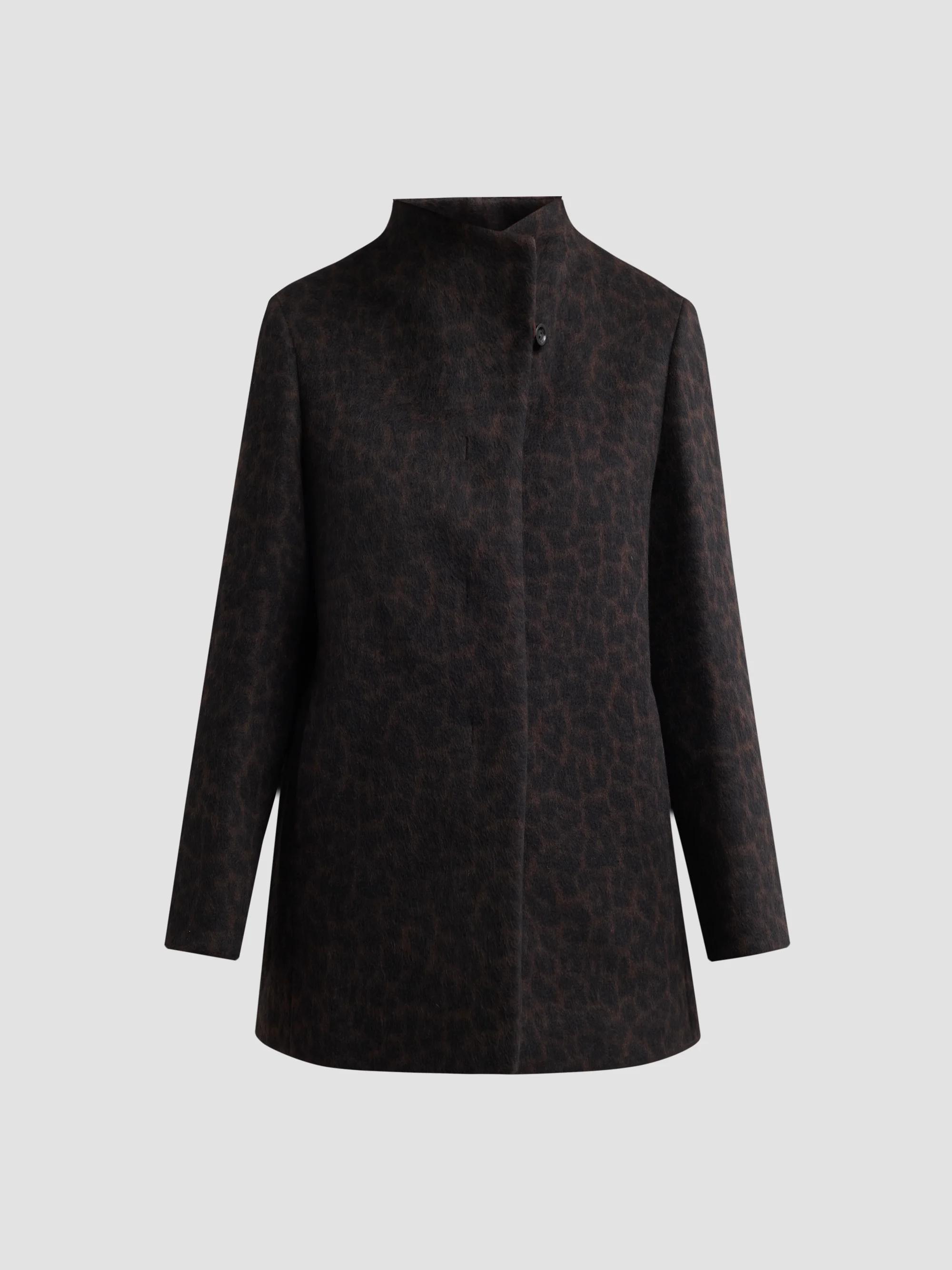 Cinzia Rocca Icons Envelope Collar Mid Length Coat | Saks Fifth Avenue