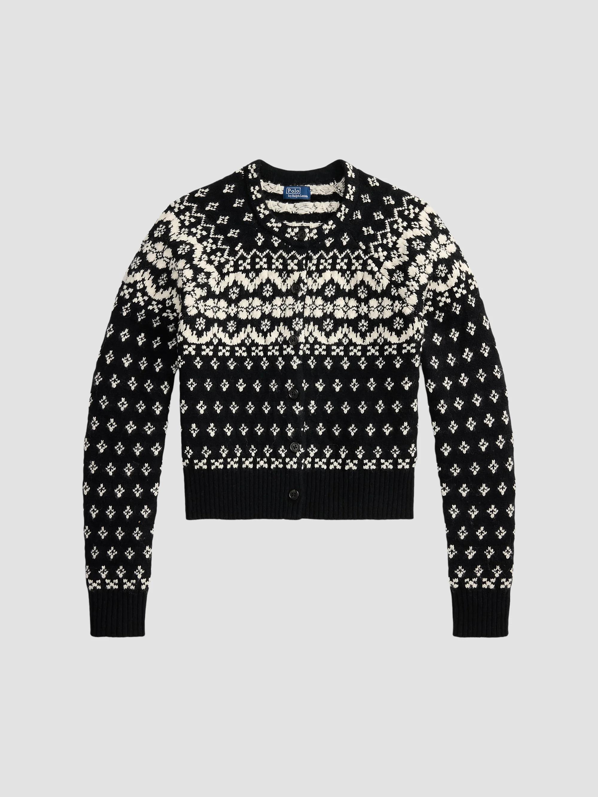 Polo Ralph Lauren Big Pony Crocheted Cotton Cardigan | Saks Fifth