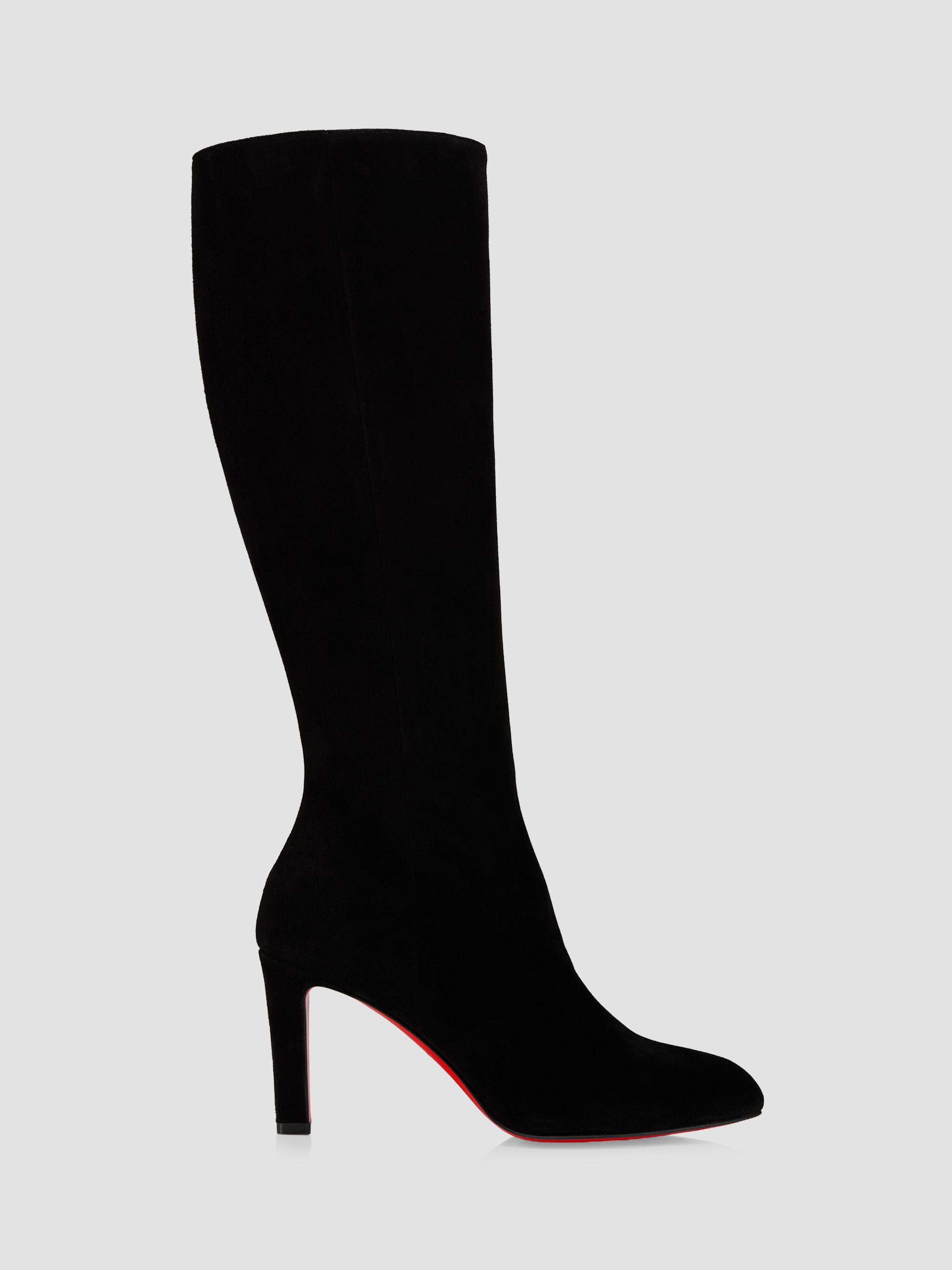 Christian Louboutin Adoxa 70MM Leather Booties | Saks Fifth Avenue