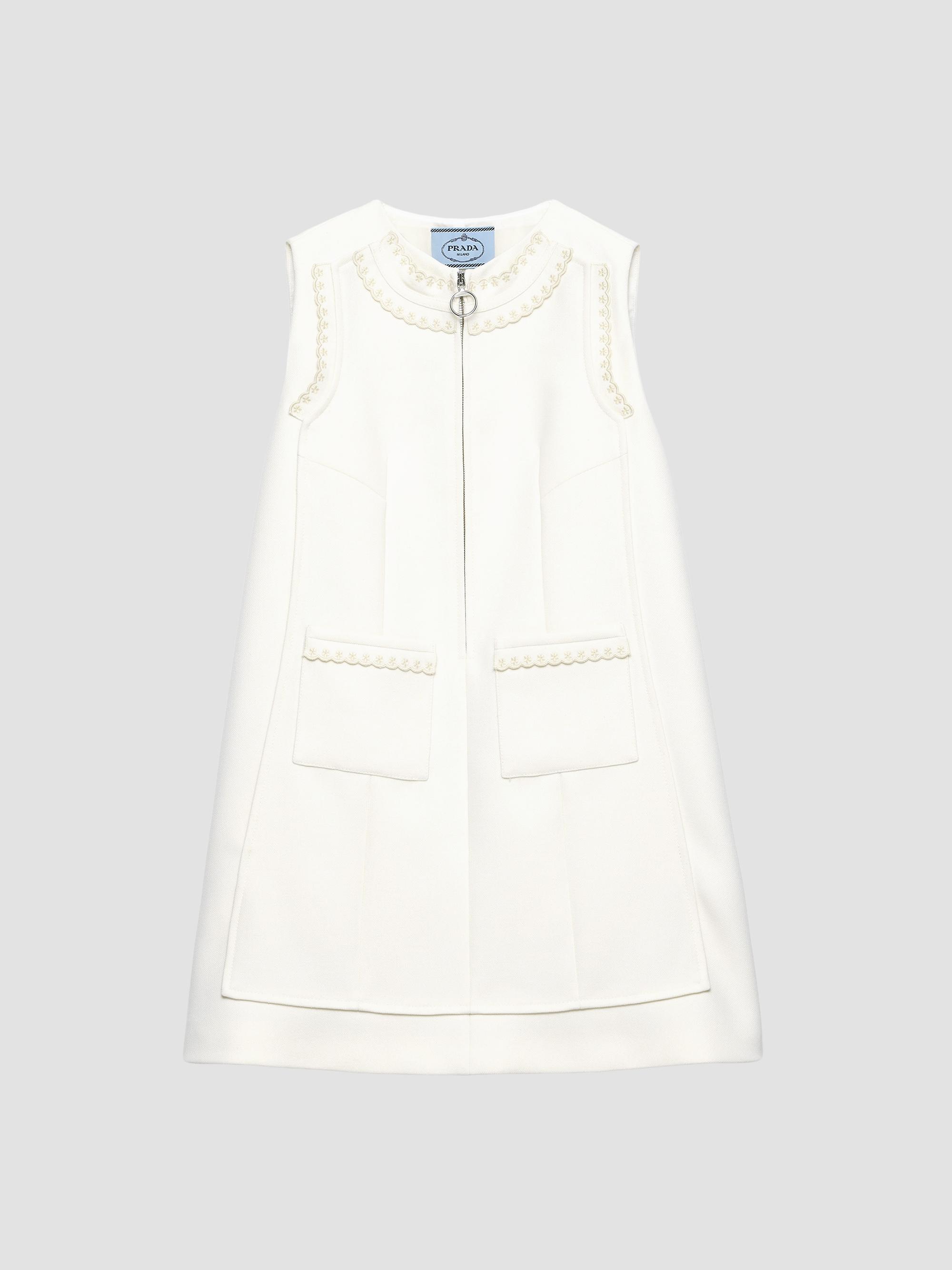 prada mini dress Silk Crystal Embellished Bib Collar Size:L - Long MAXI (47.2 in | 120 cm) DL_KNEE LENGTH DRESSES Gown Extra Birthday Outfits conscious choice
