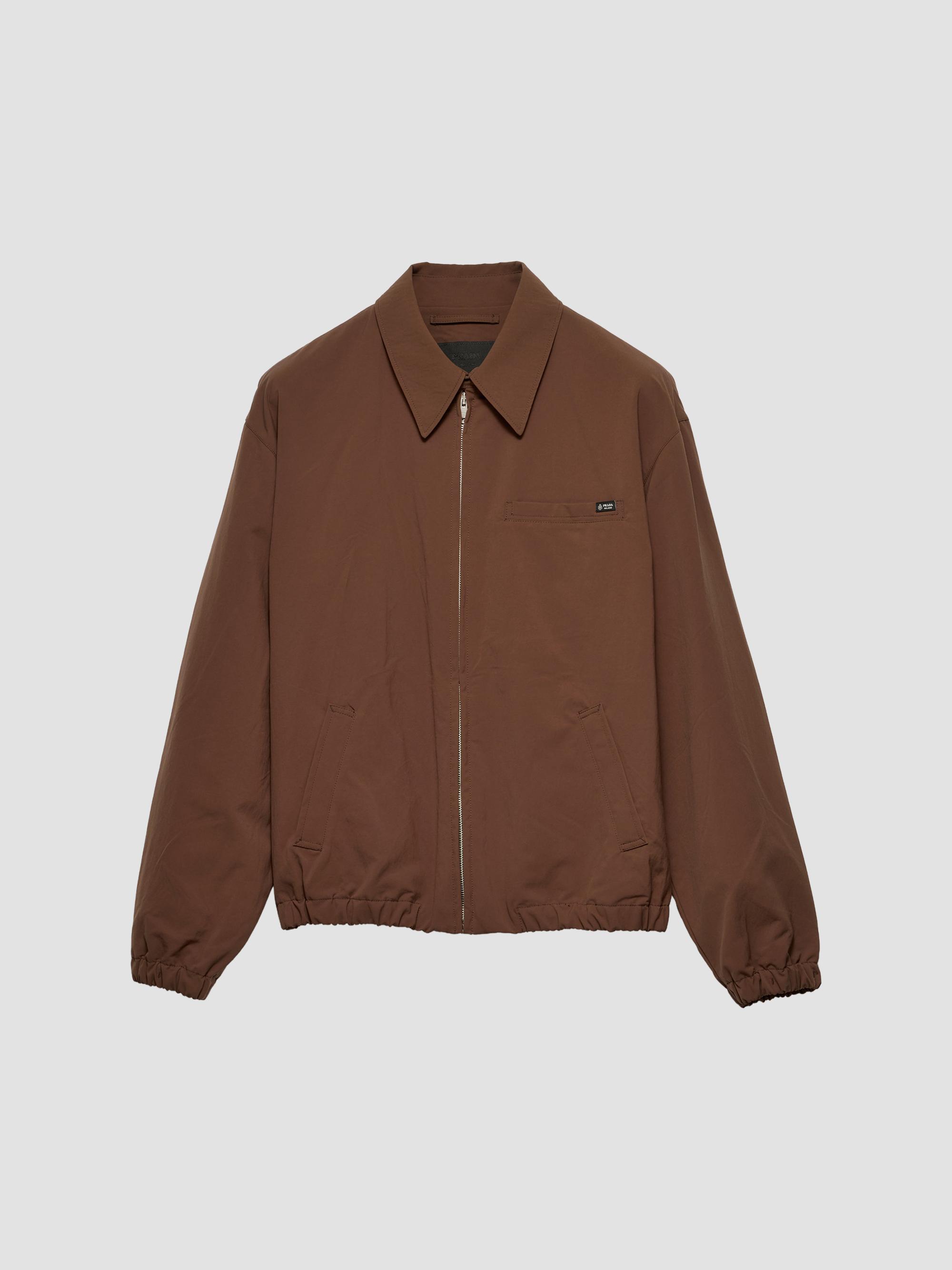 Prada Technical Cotton Zipper Blouson Jacket | Saks Fifth Avenue
