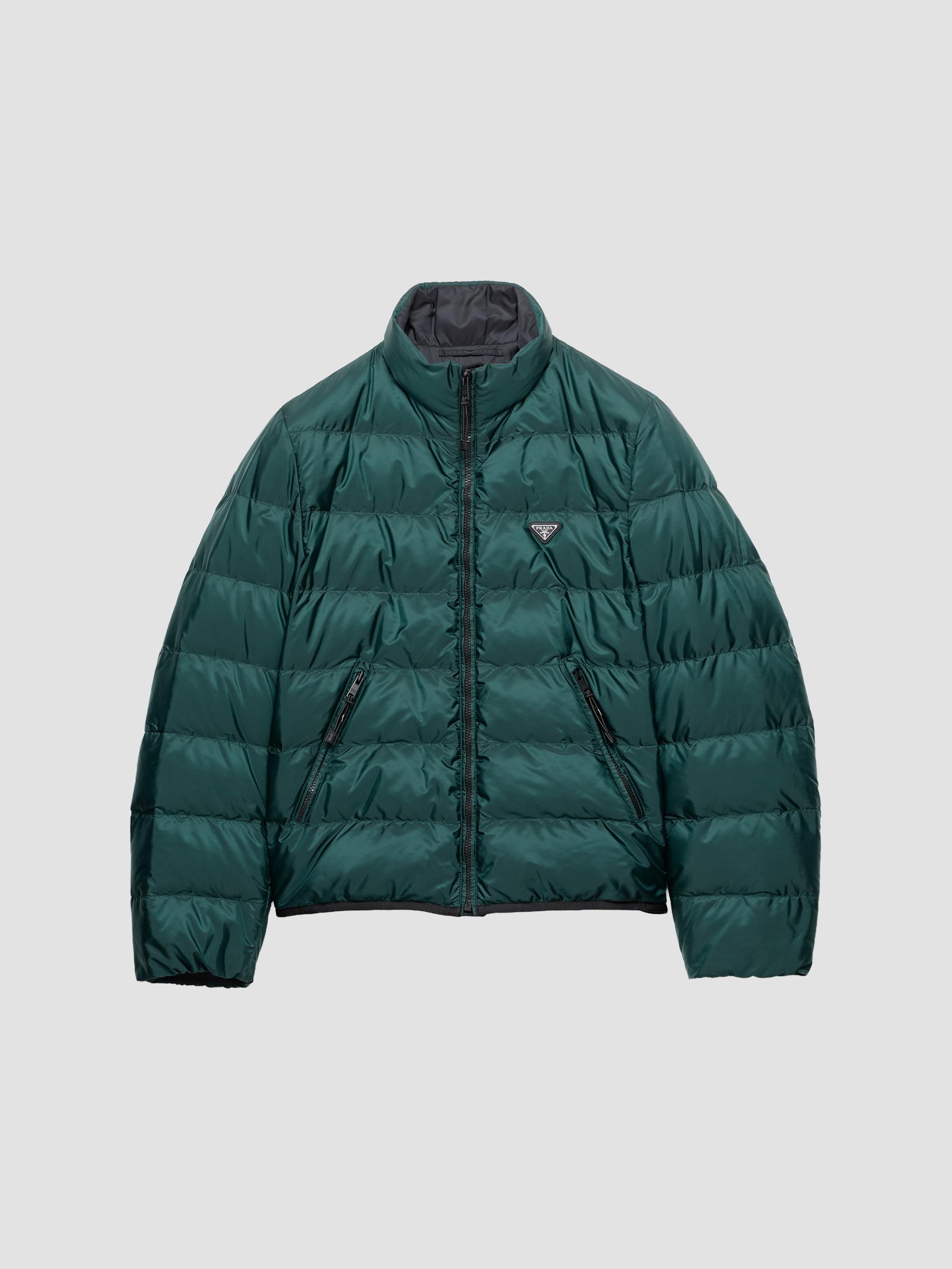 Prada Cropped Re-Nylon Down Jacket | Saks Fifth Avenue