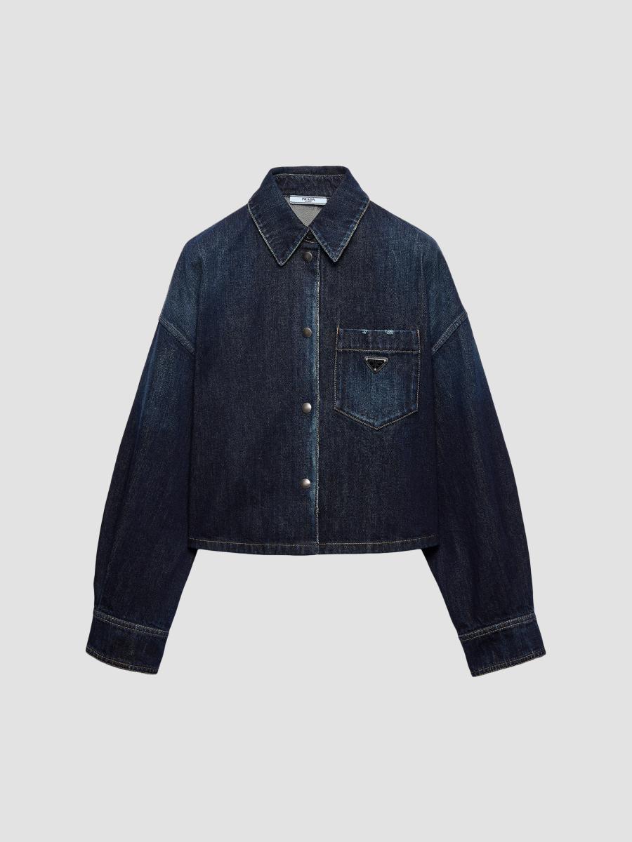 Prada Denim Shirt | Saks Fifth Avenue