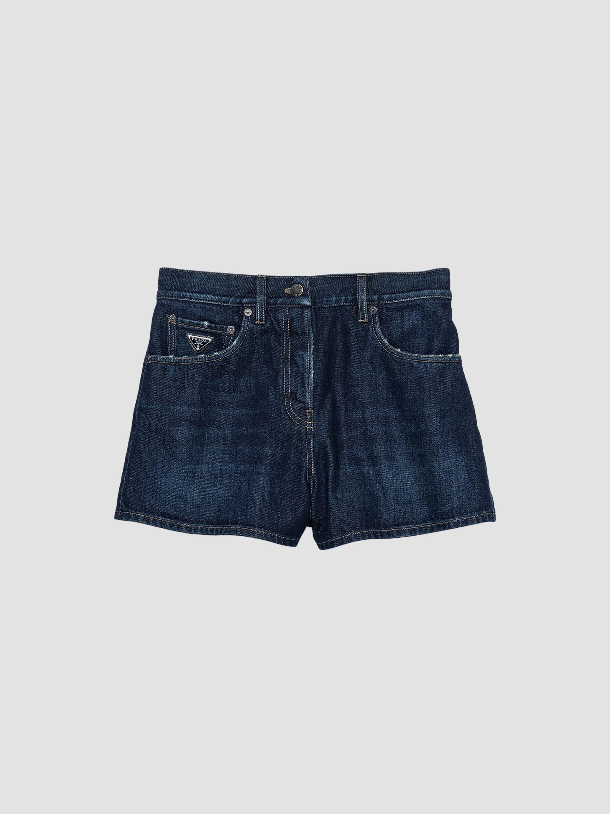 PRADA ダークデニム ショートパンツ Prada Denim Shorts | Saks Fifth Avenue