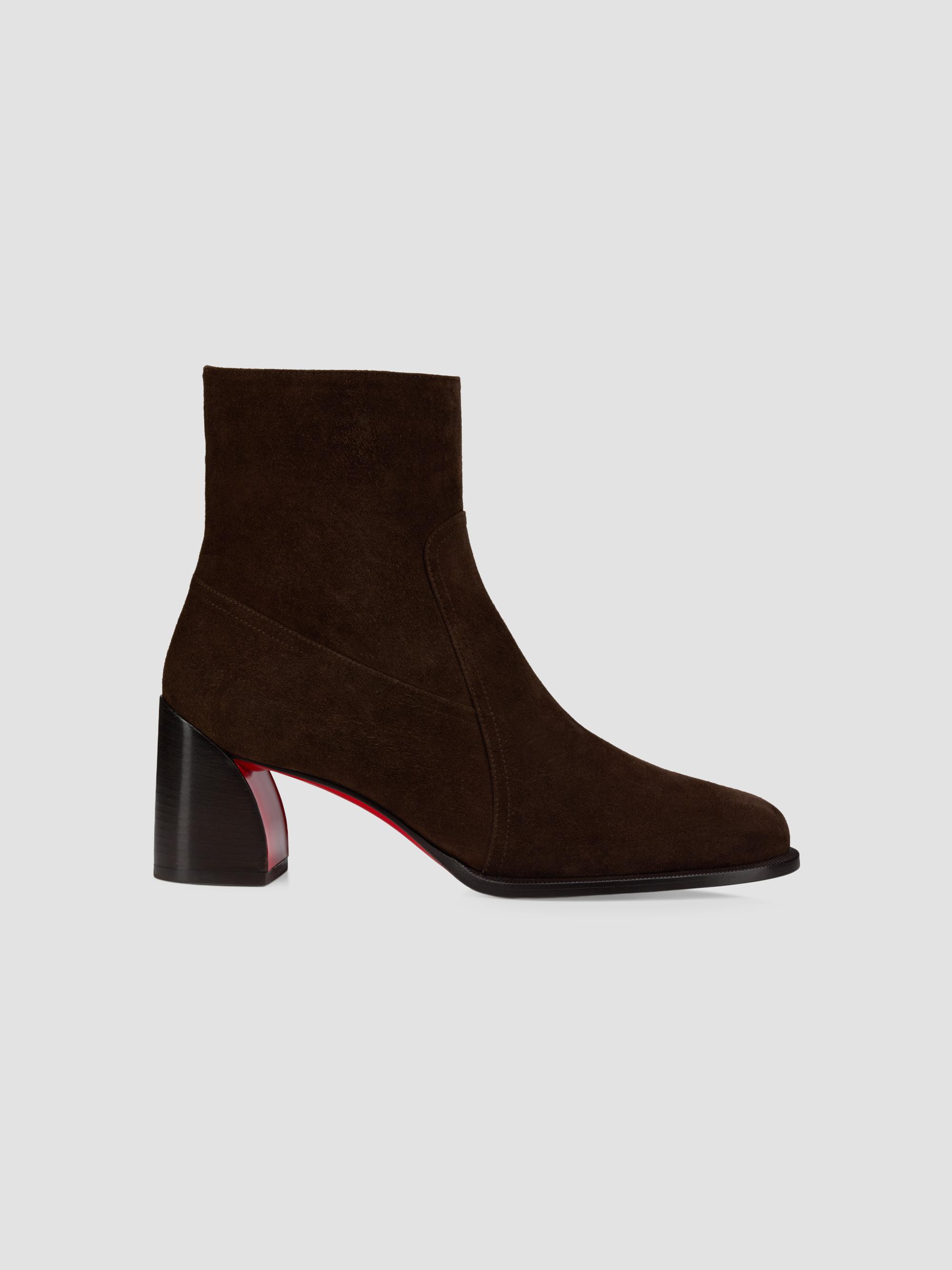 Christian Louboutin Adoxa 70MM Leather Booties | Saks Fifth Avenue