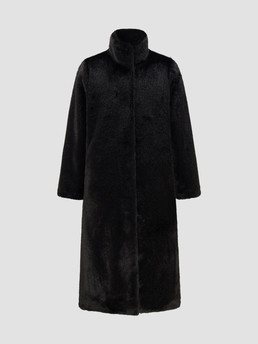 Lyla Grant Women's Mink Reversible Coat In Black