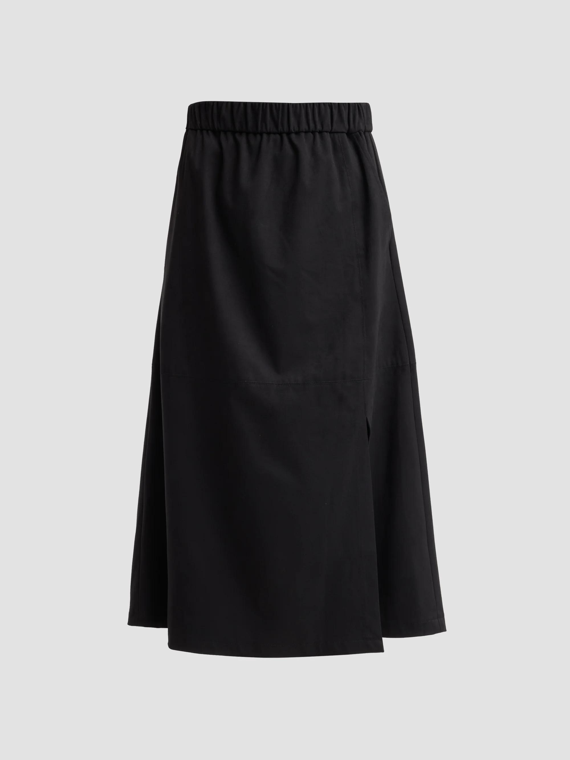 Theory Fluted Seam Midi-Skirt | Saks Fifth Avenue