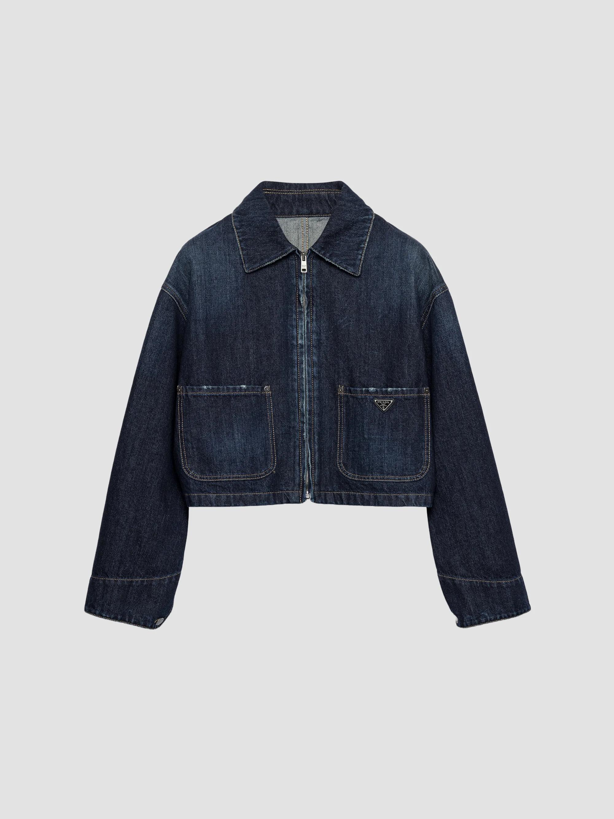 Miu Miu Denim Blouson Jacket | Saks Fifth Avenue