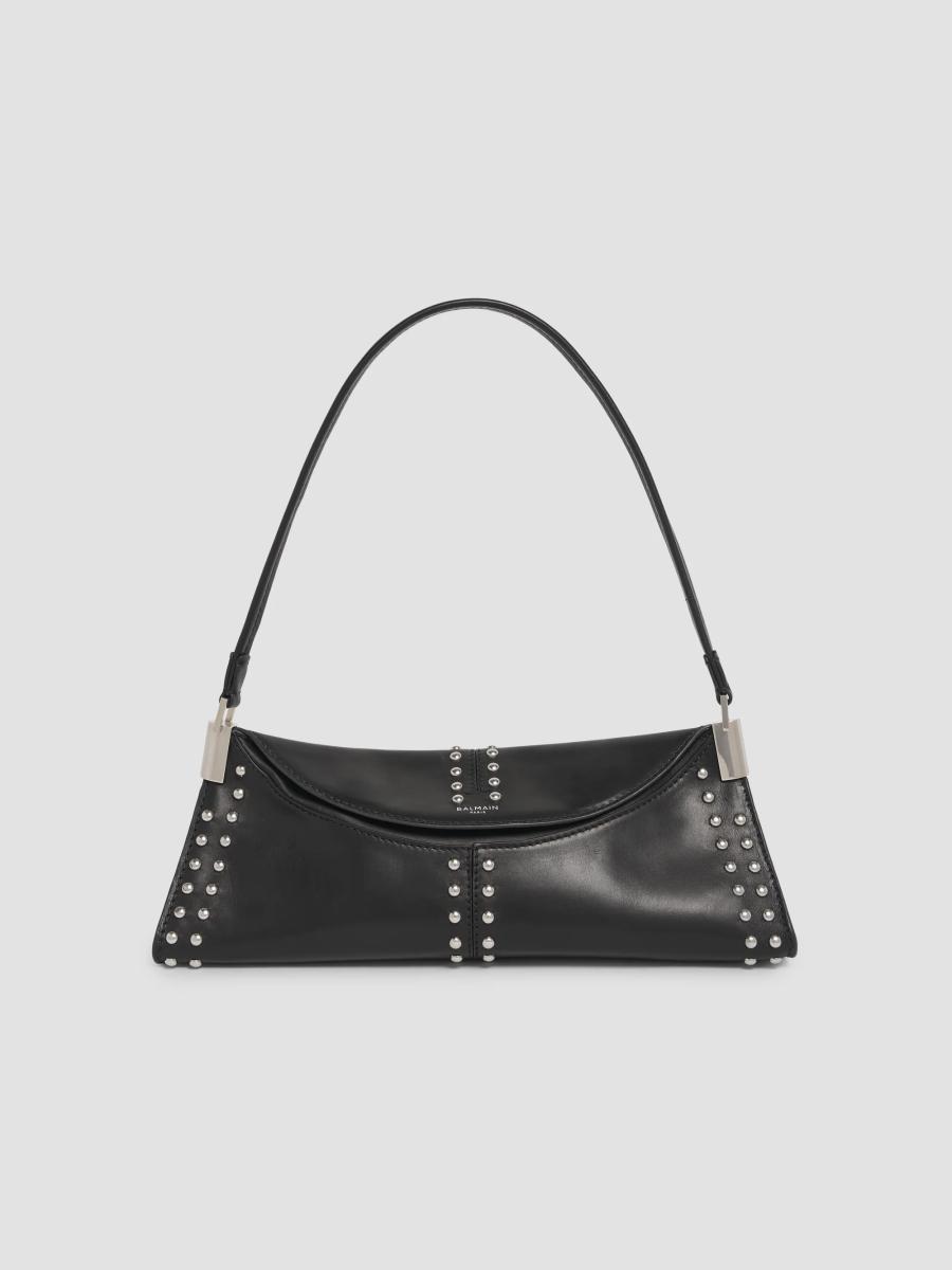 Balmain 64-83 Small Studded Leather Shoulder Bag | Saks Fifth Avenue