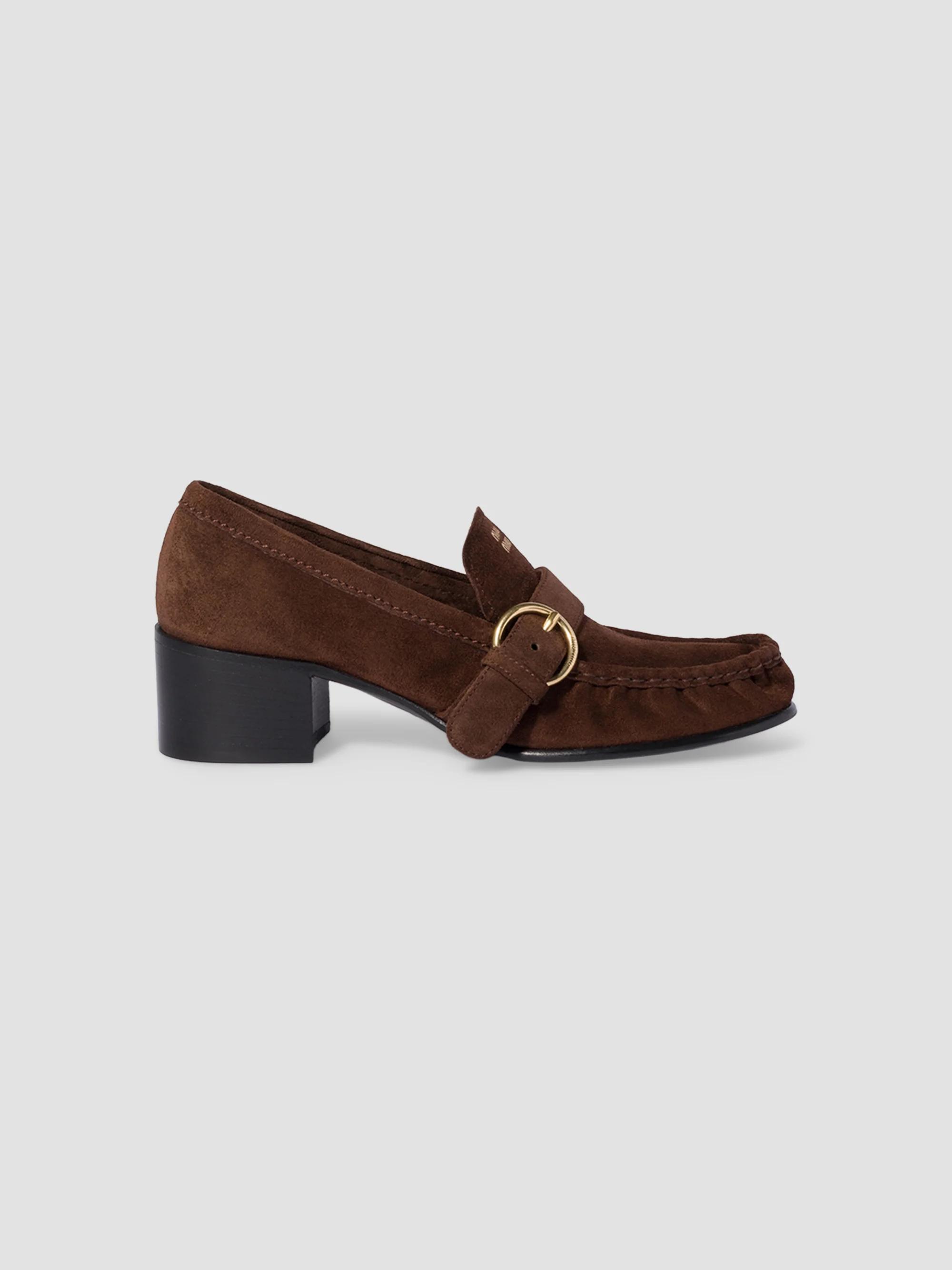 Miu Miu Suede Loafers | Saks Fifth Avenue
